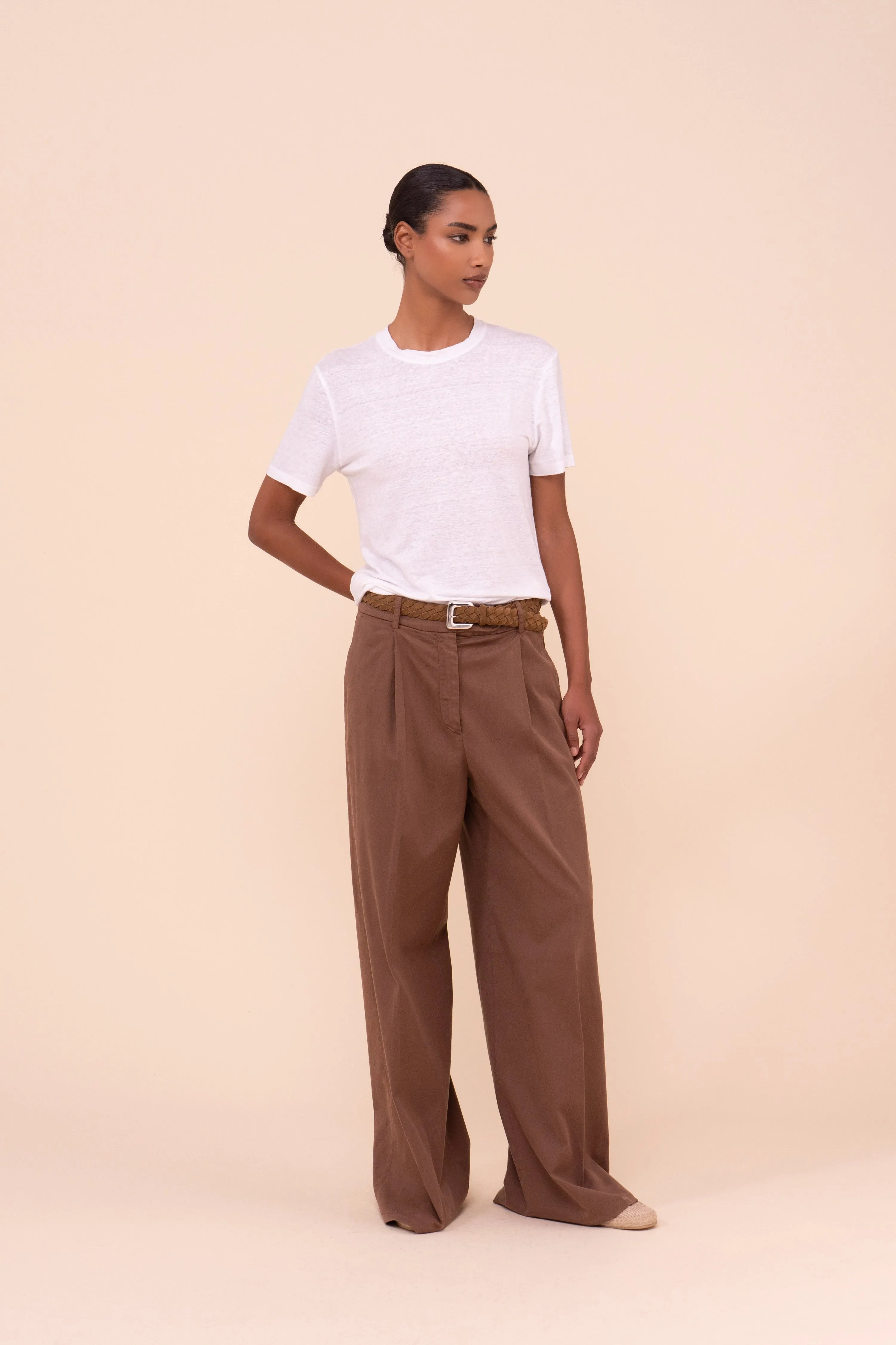 Extreme Linen Flex Short Sleeve T-Shirt sold by Fedeli product image thumbnail 2