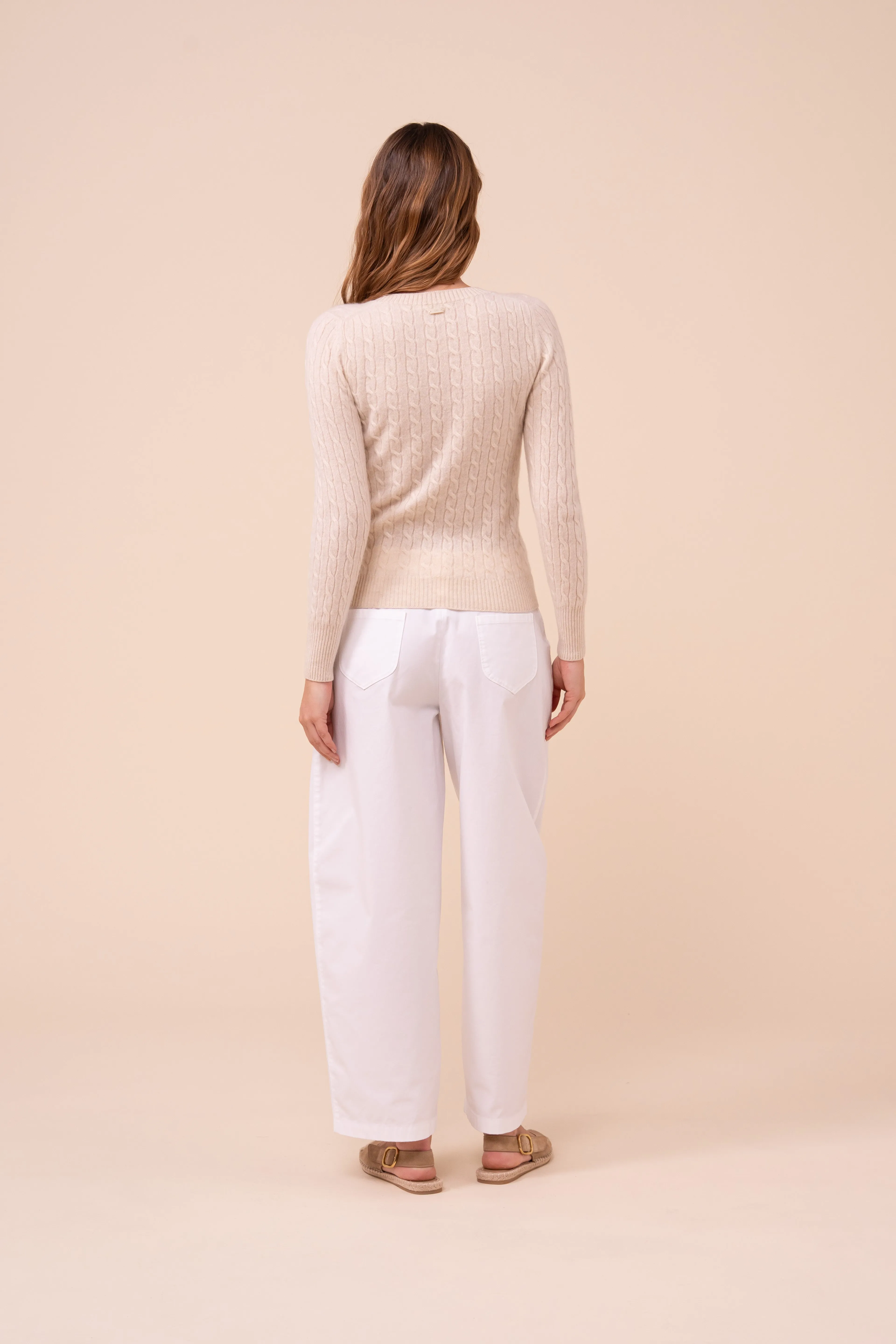 Franz Persia Cashmere Cable Crewneck sold by Fedeli product image thumbnail 3