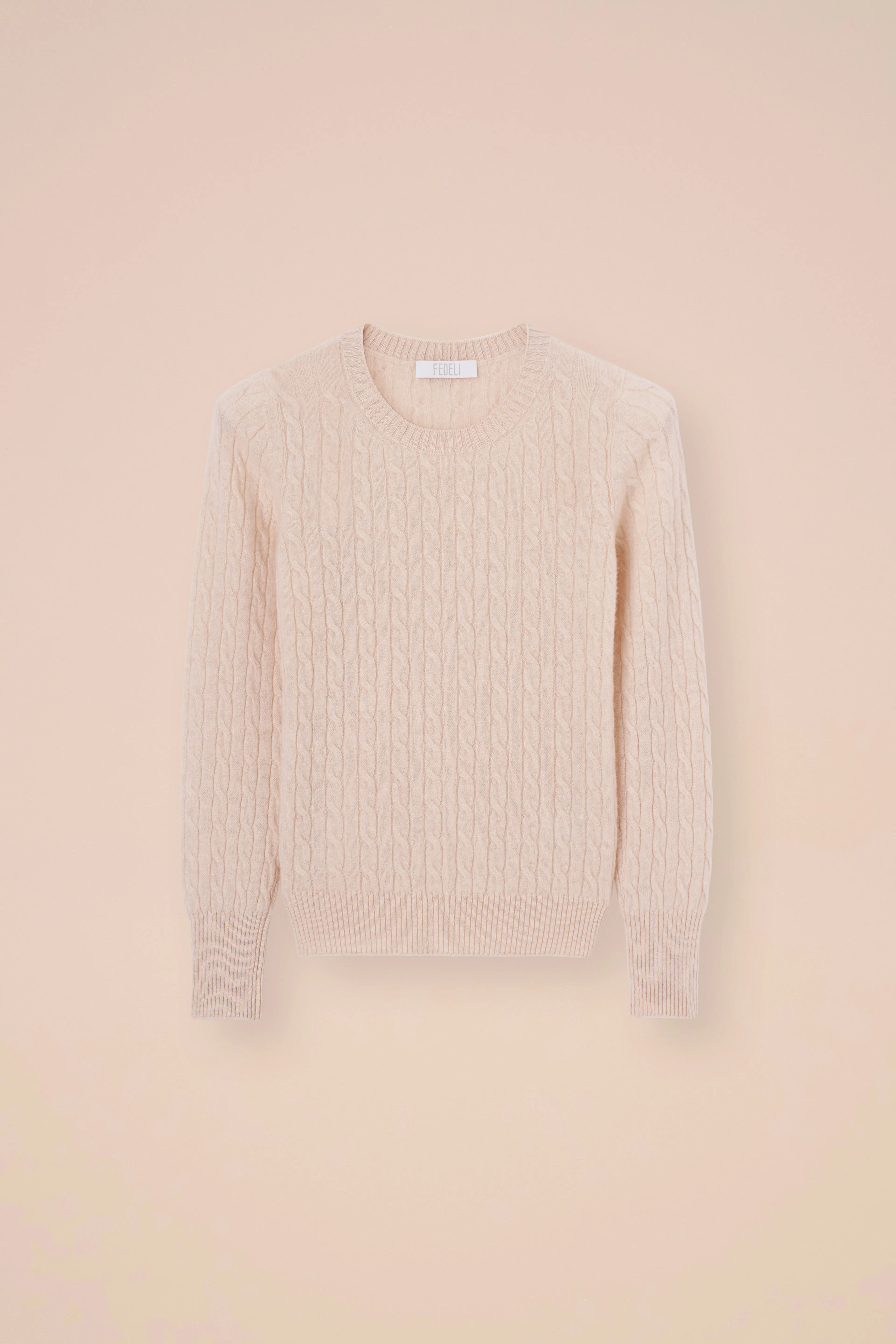 Franz Persia Cashmere Cable Crewneck sold by Fedeli product image thumbnail 5