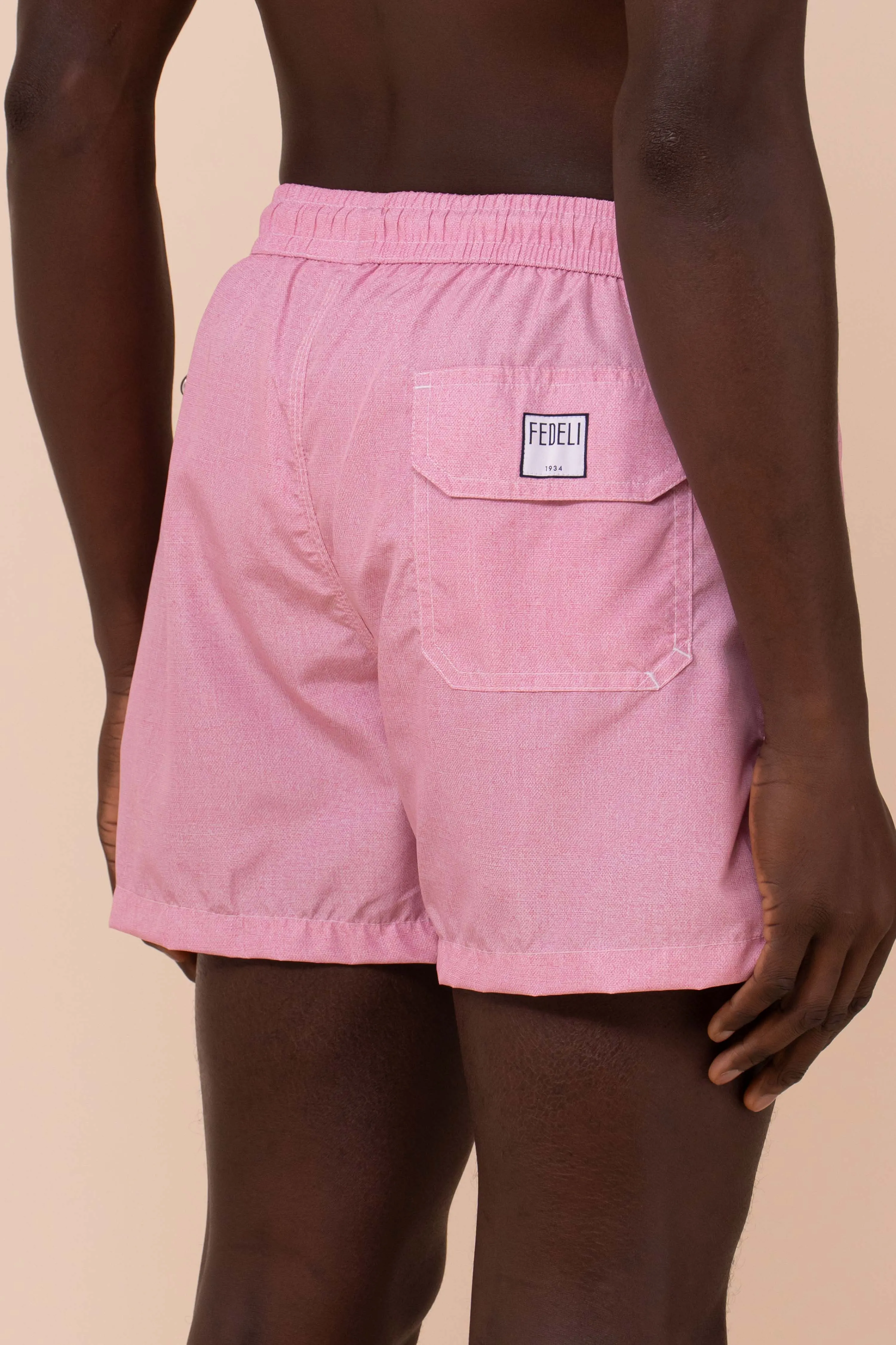 Madeira - The Sustainable Swim Trunks - Mélange Pattern sold by Fedeli product image thumbnail 4