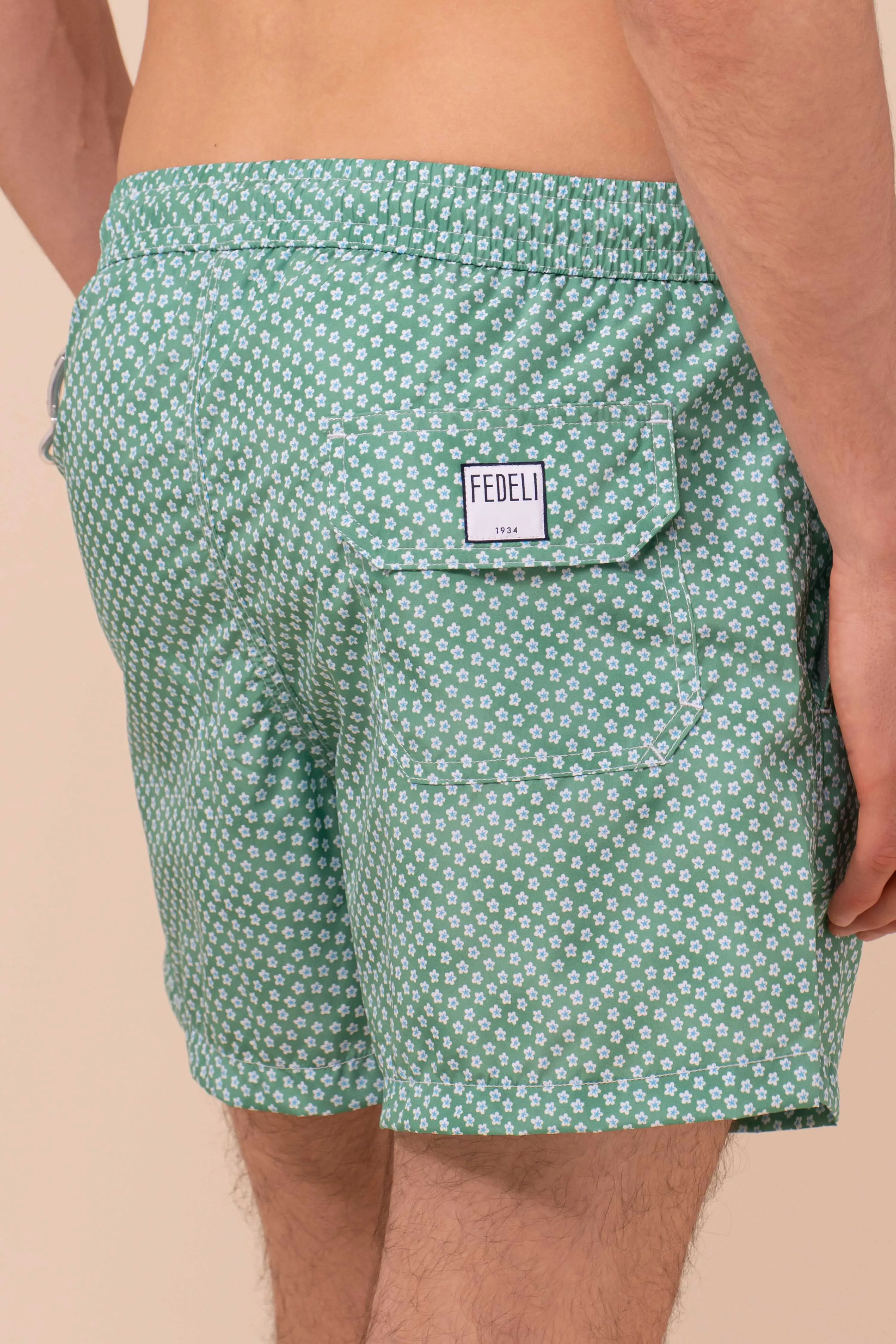 Madeira - The Sustainable Swim Trunks - Tiny Stars Pattern sold by Fedeli product image thumbnail 4