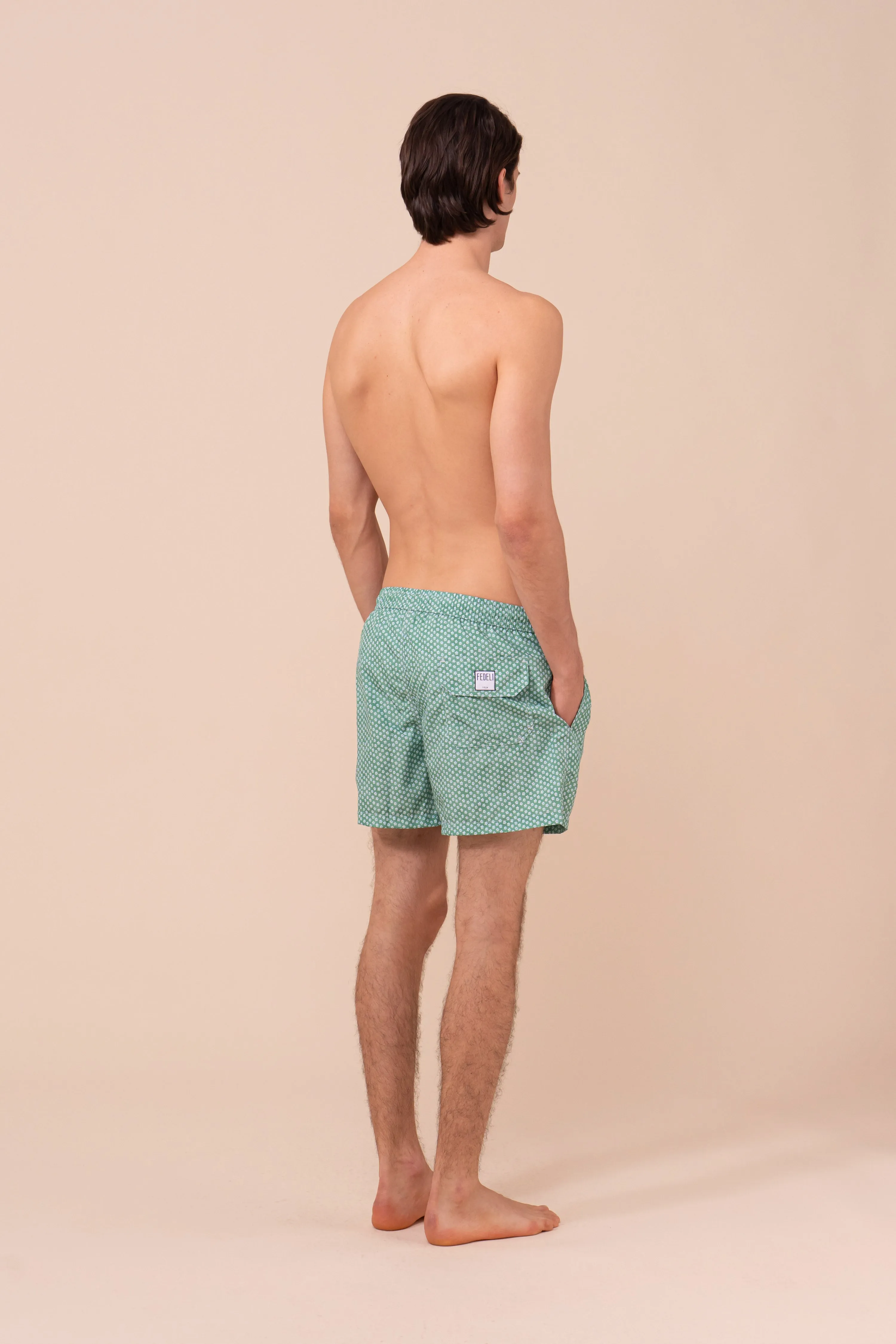 Madeira - The Sustainable Swim Trunks - Tiny Stars Pattern sold by Fedeli product image thumbnail 3