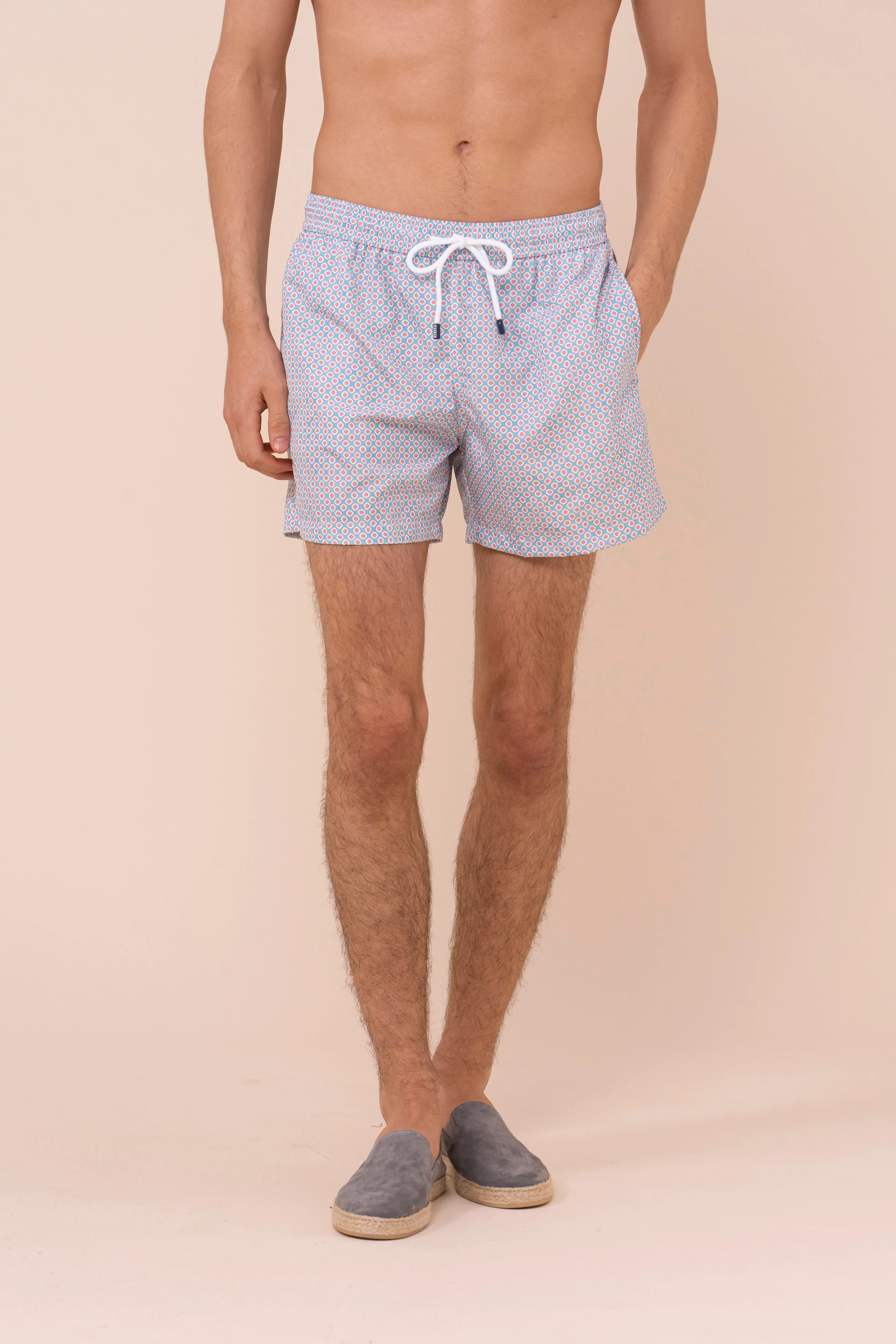 Madeira - The Sustainable Swim Trunks - Diamond Pattern sold by Fedeli product image thumbnail 2