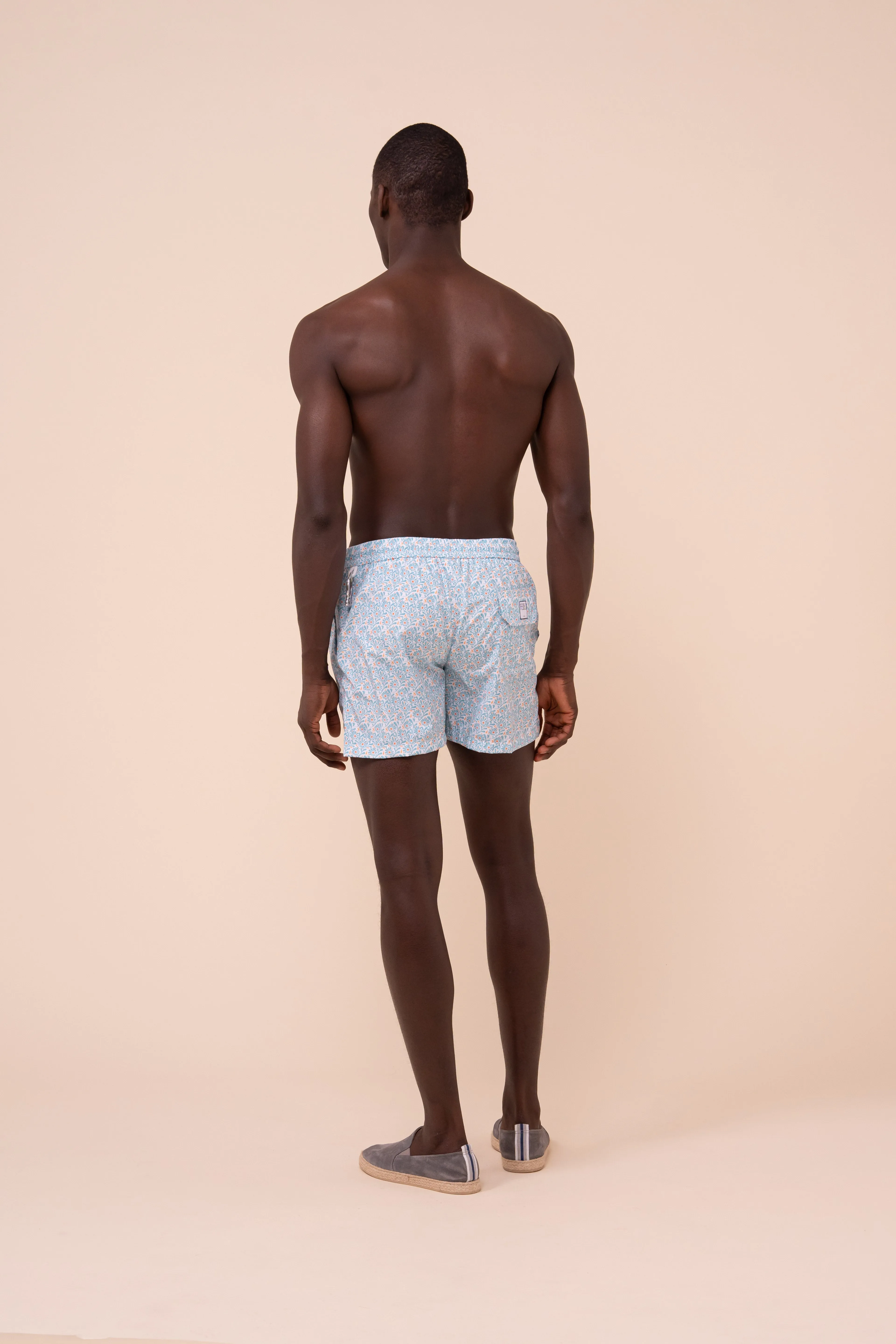 Madeira - The Sustainable Swim Trunks - Dahlia Pattern sold by Fedeli product image thumbnail 3