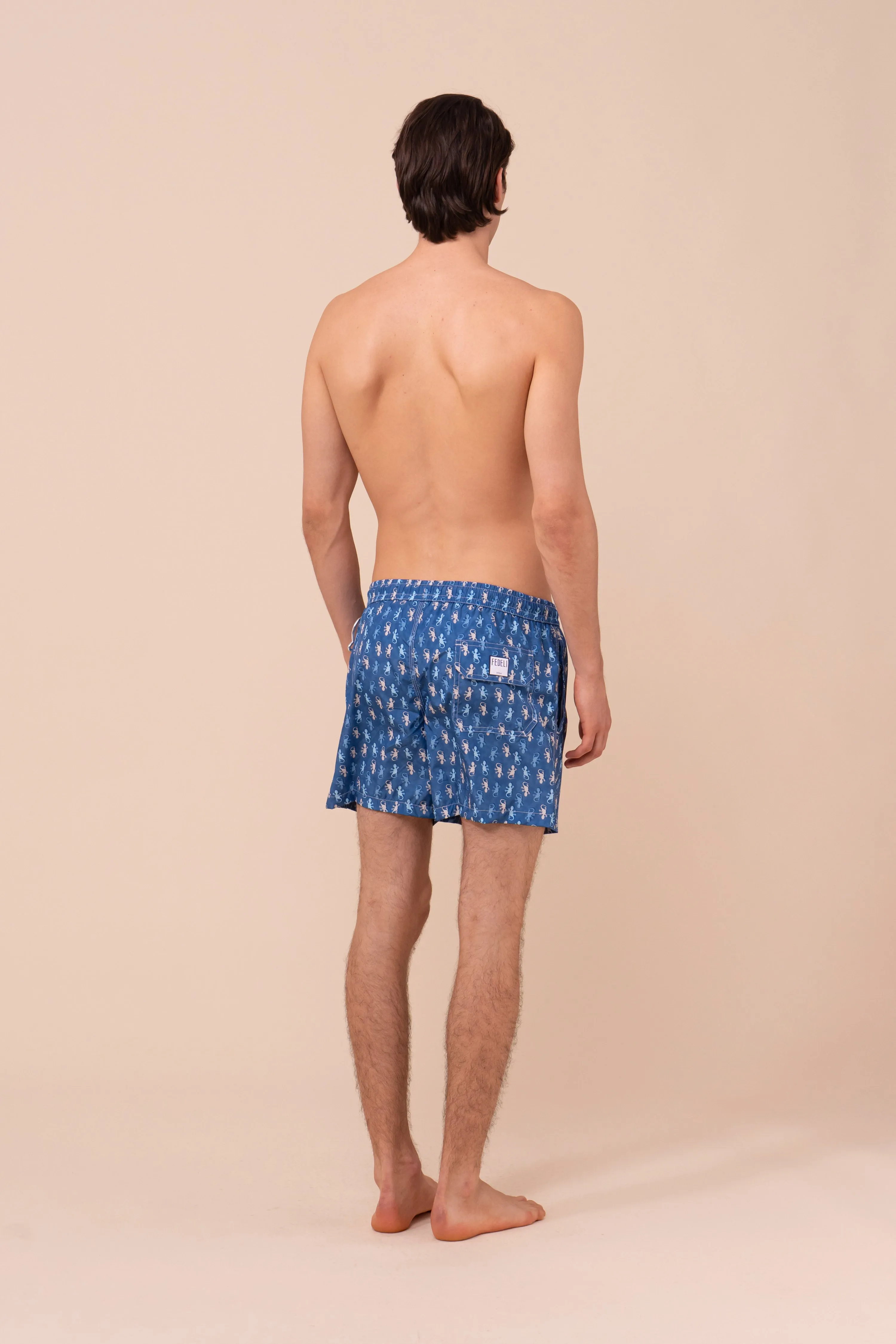 Madeira - The Sustainable Swim Trunks - Gecko Pattern sold by Fedeli product image thumbnail 3