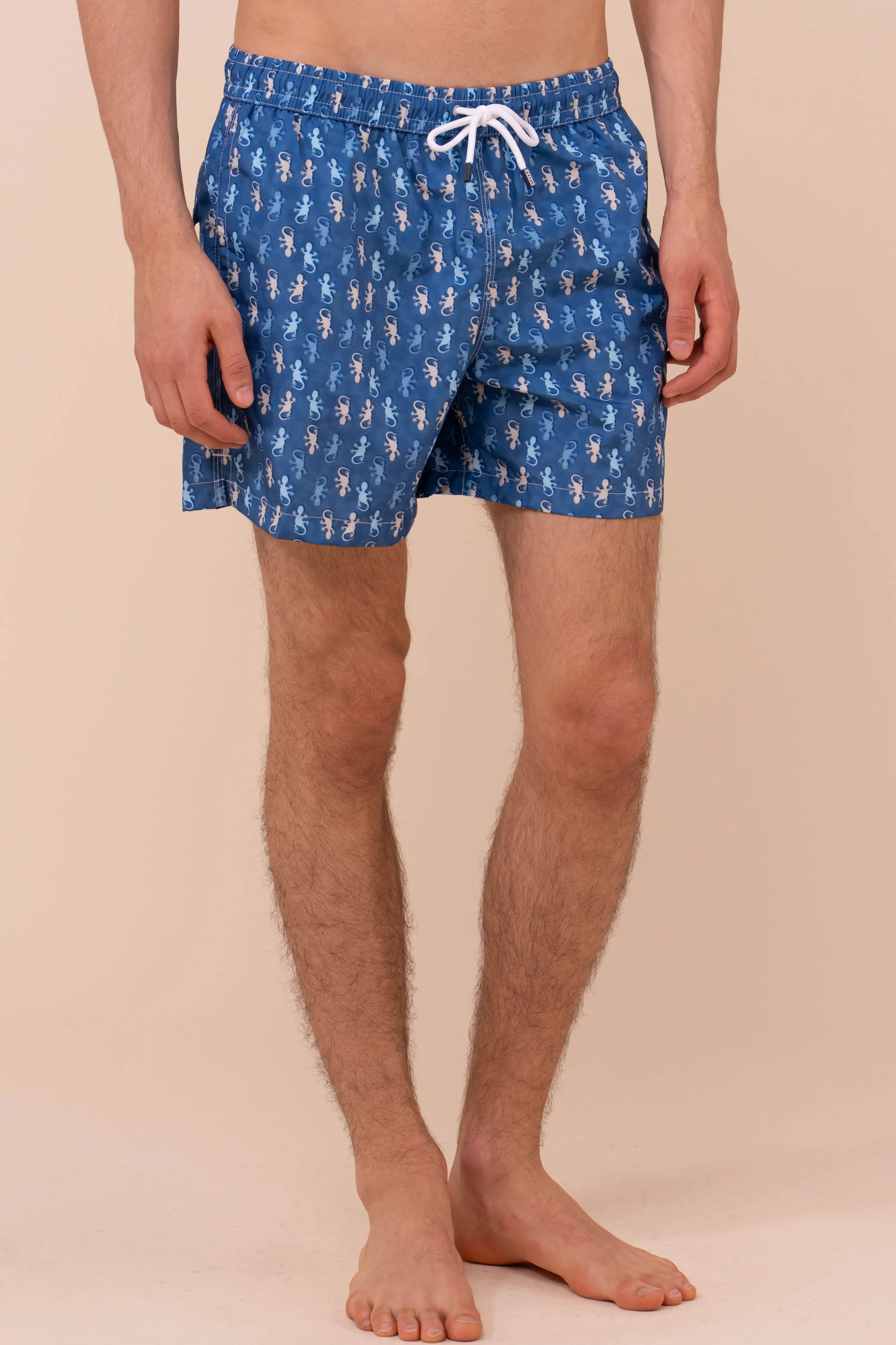 Madeira - The Sustainable Swim Trunks - Gecko Pattern sold by Fedeli product image thumbnail 2