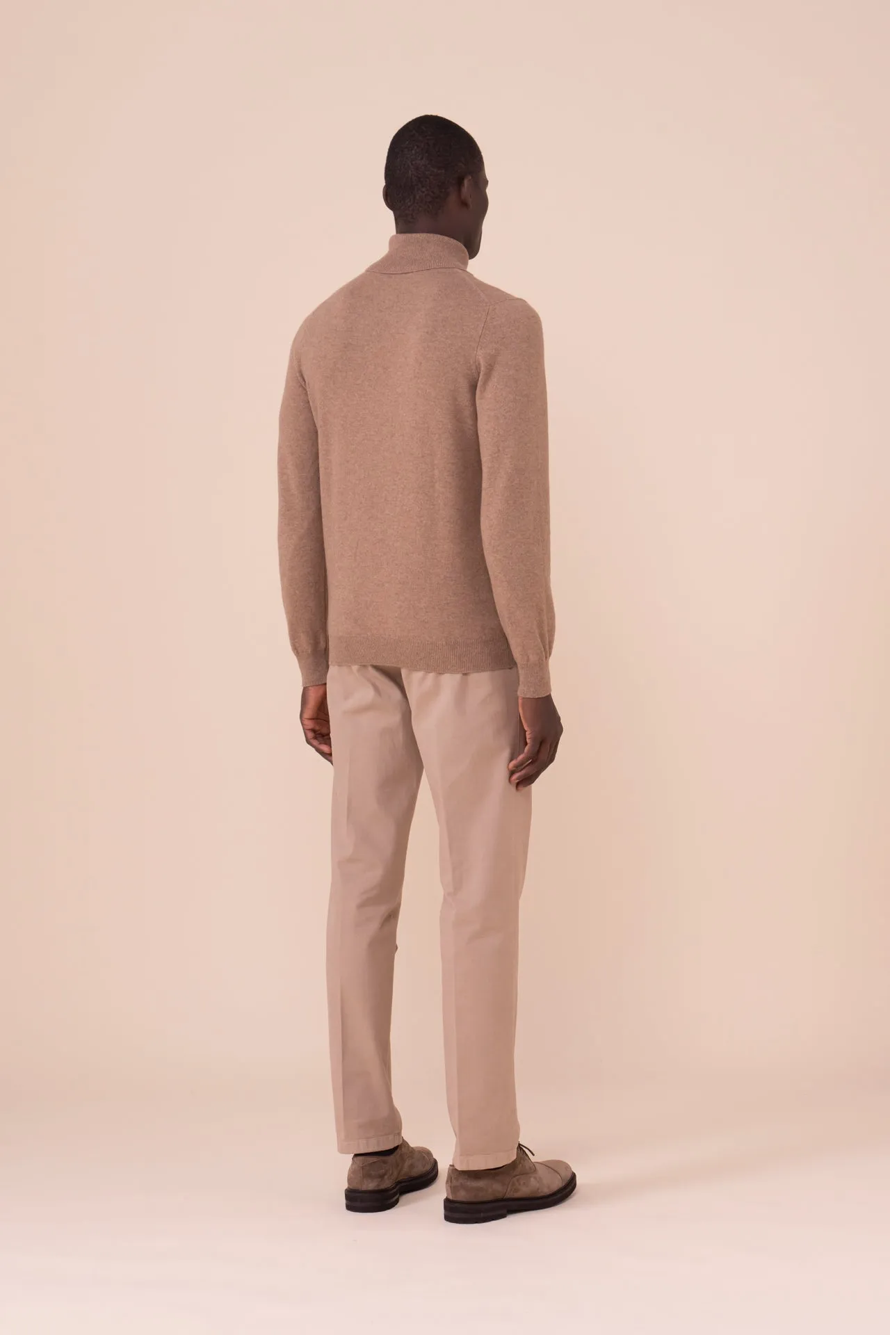 Derby Cashmere Turtleneck in iconic colors sold by Fedeli product image thumbnail 3