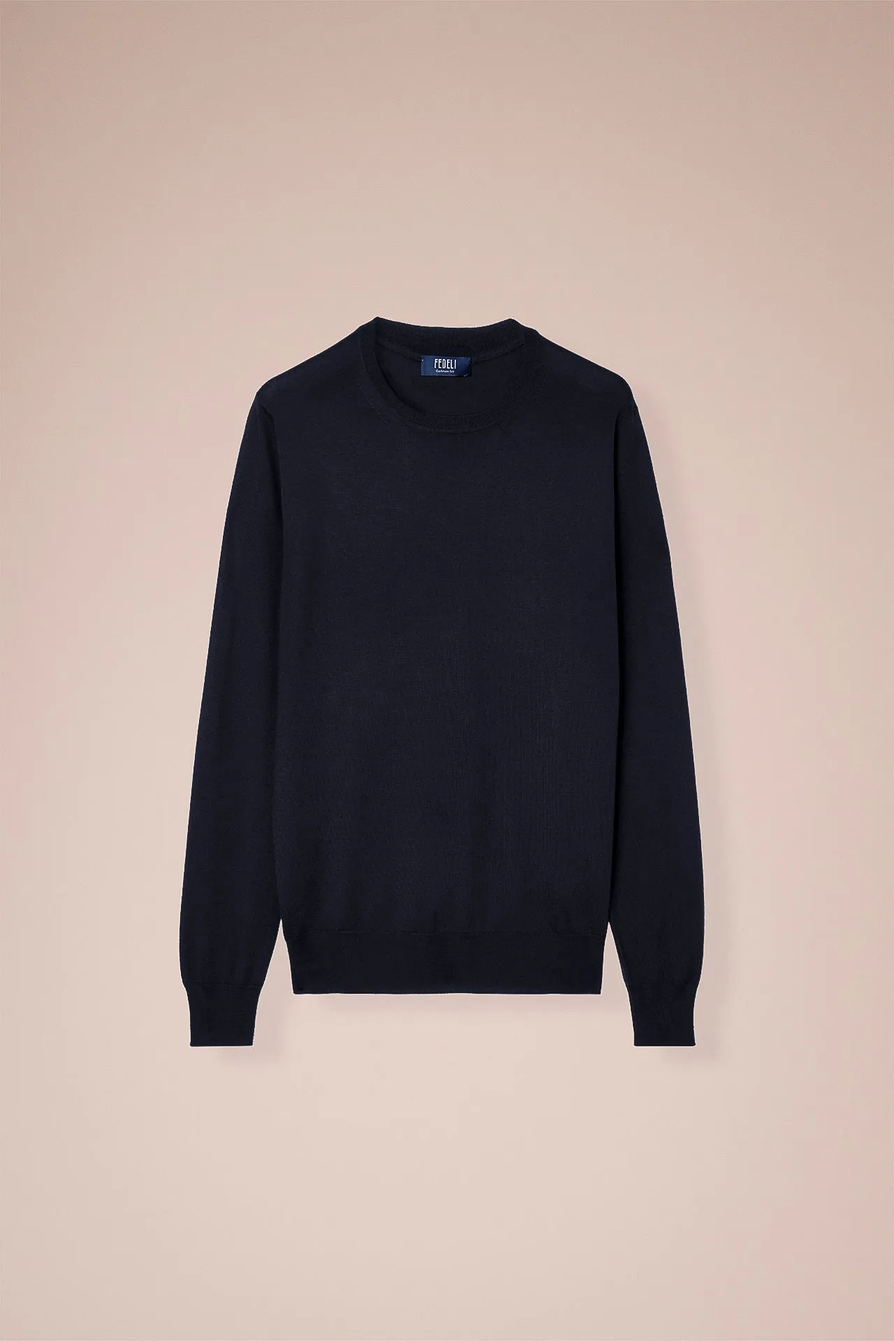 Argentina Cashmere Silk Crewneck in iconic colors sold by Fedeli product image thumbnail 5