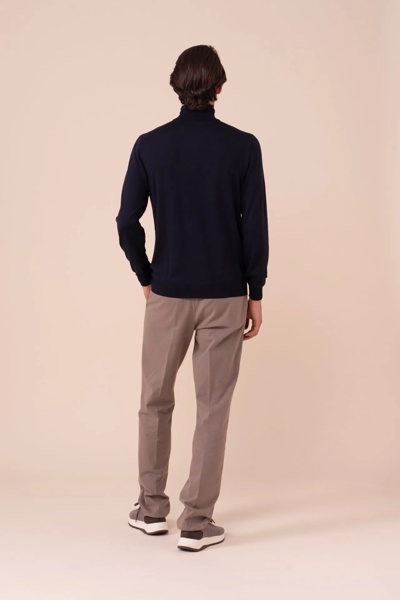 Derby Superfine Wool Turtleneck in iconic colors sold by Fedeli product image thumbnail 3