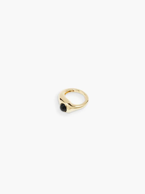 Dualism Black Onyx Ring made by RAGBAG