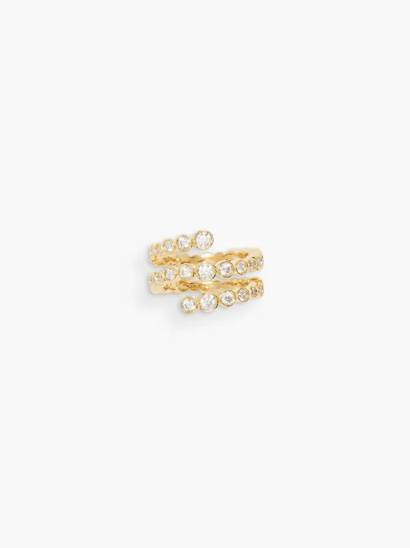 Odette Spiral Ring made by RAGBAG