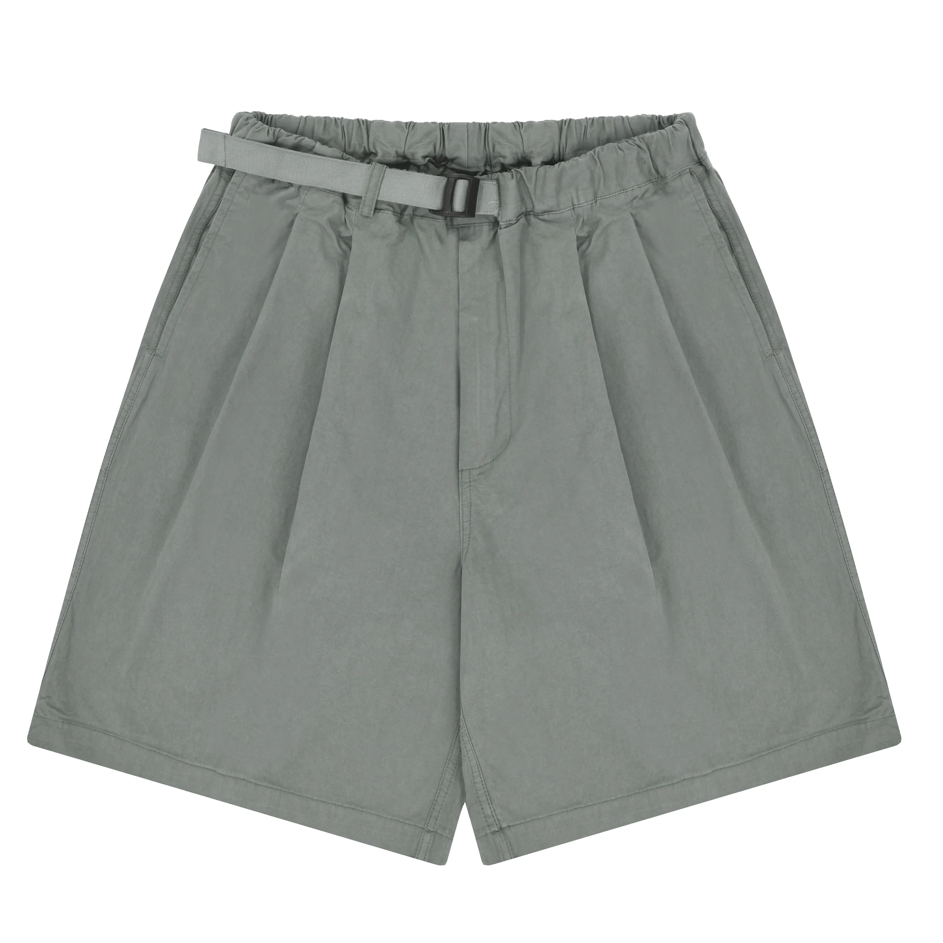 Two Tuck Wide Half Pants (Light Grey) sold by Kappy product image thumbnail 3