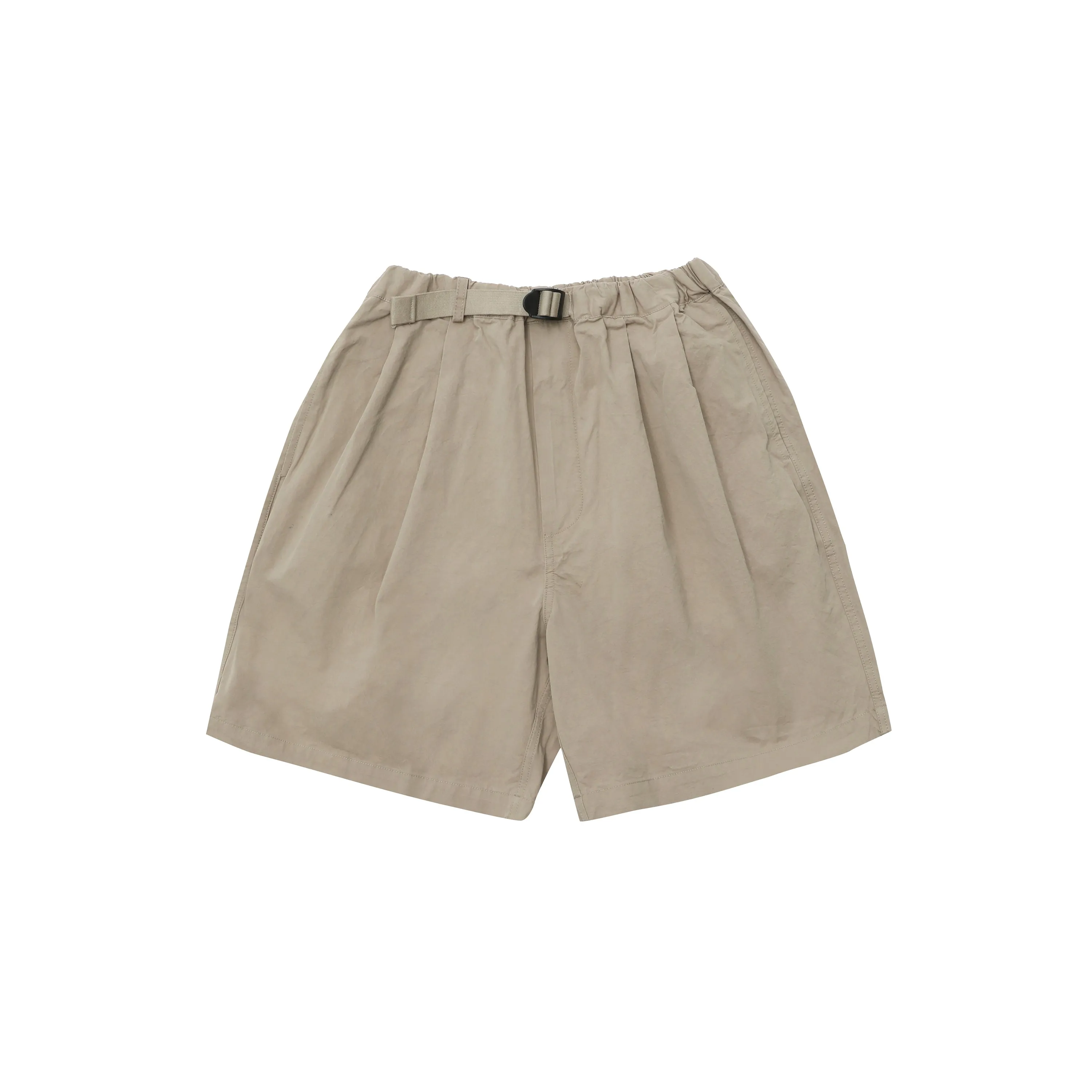 Two Tuck Wide Half Pants (Beige) sold by Kappy