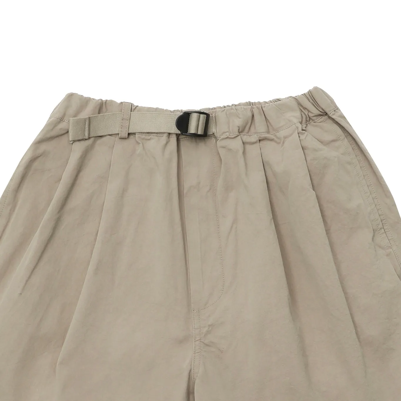 Two Tuck Wide Half Pants (Beige) sold by Kappy product image thumbnail 3
