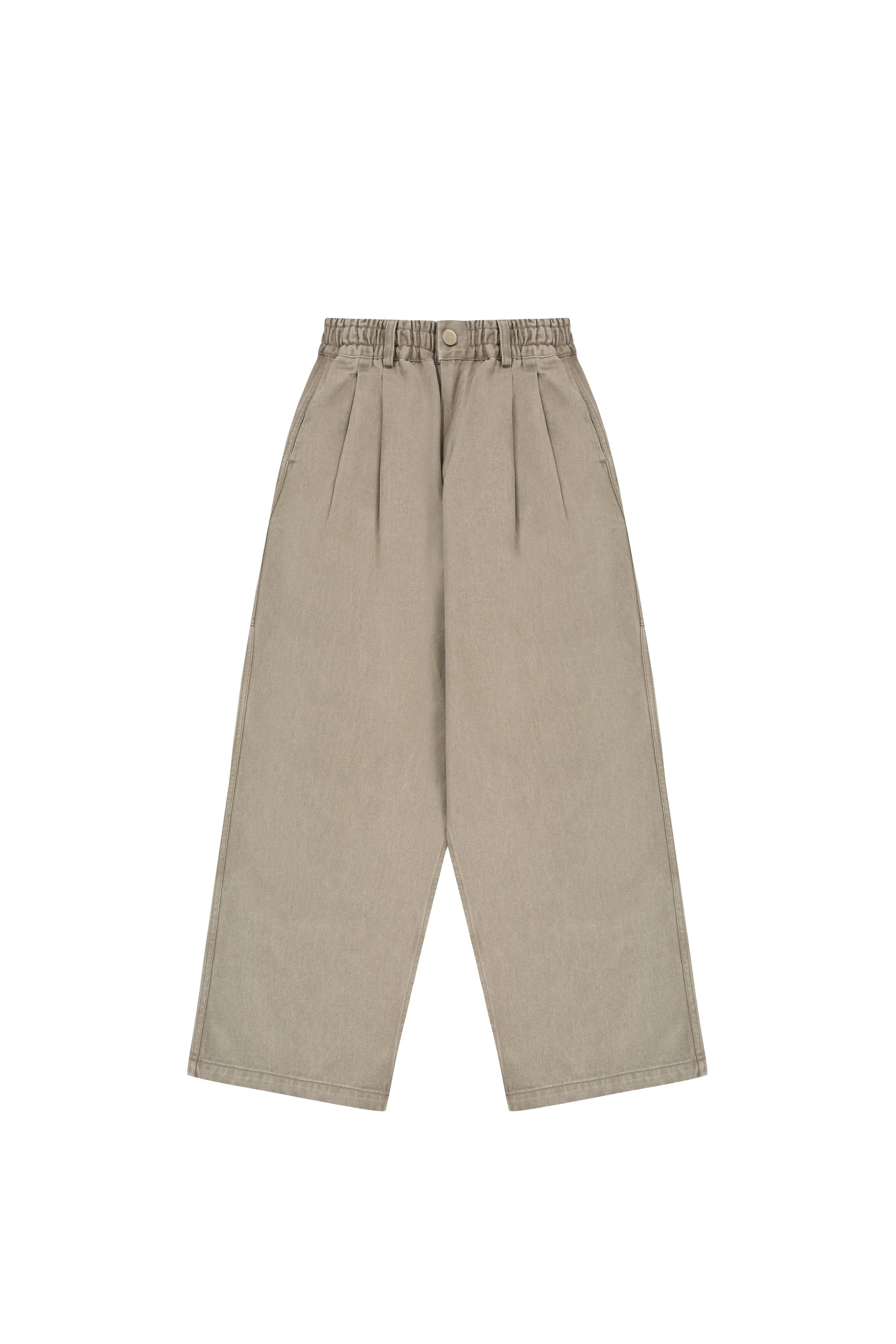 Two Tuck Wide Kation Pants (Light Beige) sold by Kappy
