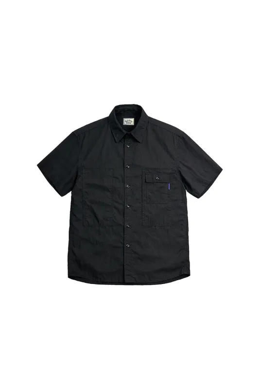 Pocket Utility Half Shirt (Black) made by Kappy