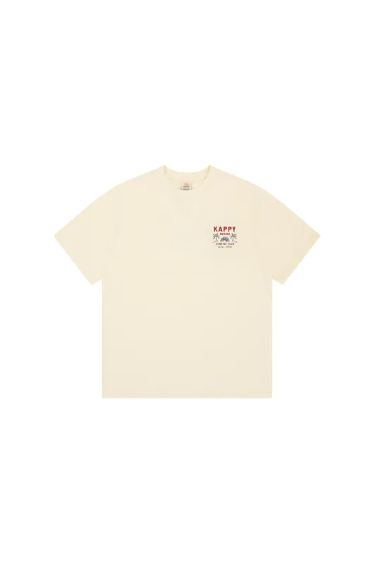 Palm Coast Half T-shirt (Cream) made by Kappy