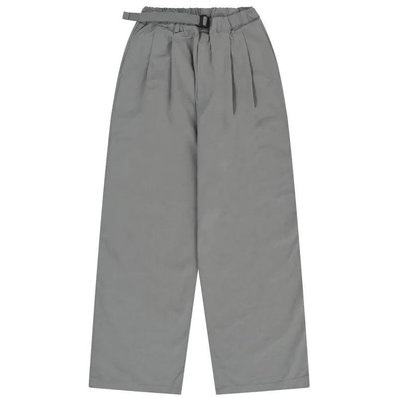 Two Tuck Wide Pants (Light Grey) made by Kappy