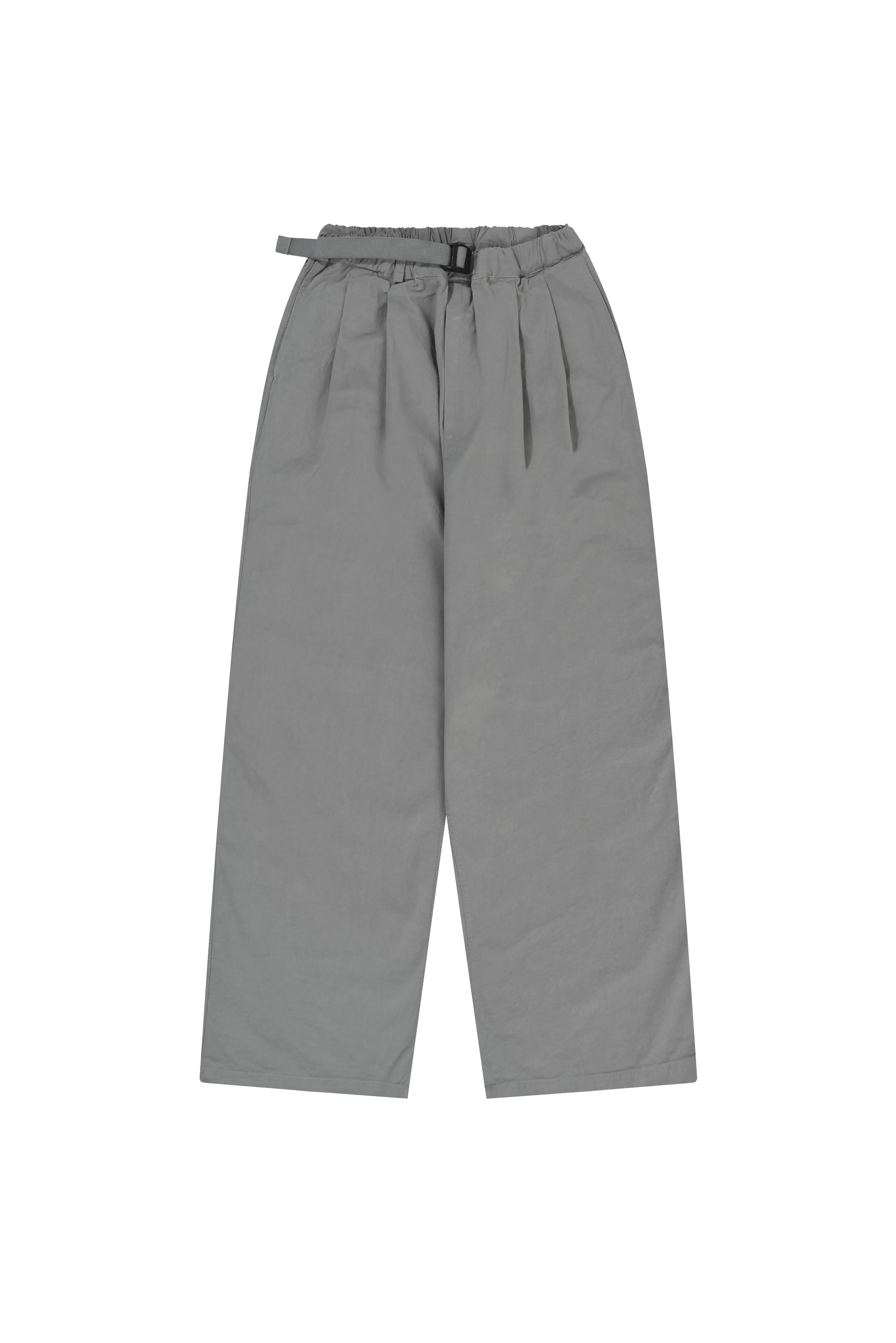 Two Tuck Wide Pants (Light Grey) sold by Kappy product image thumbnail 3