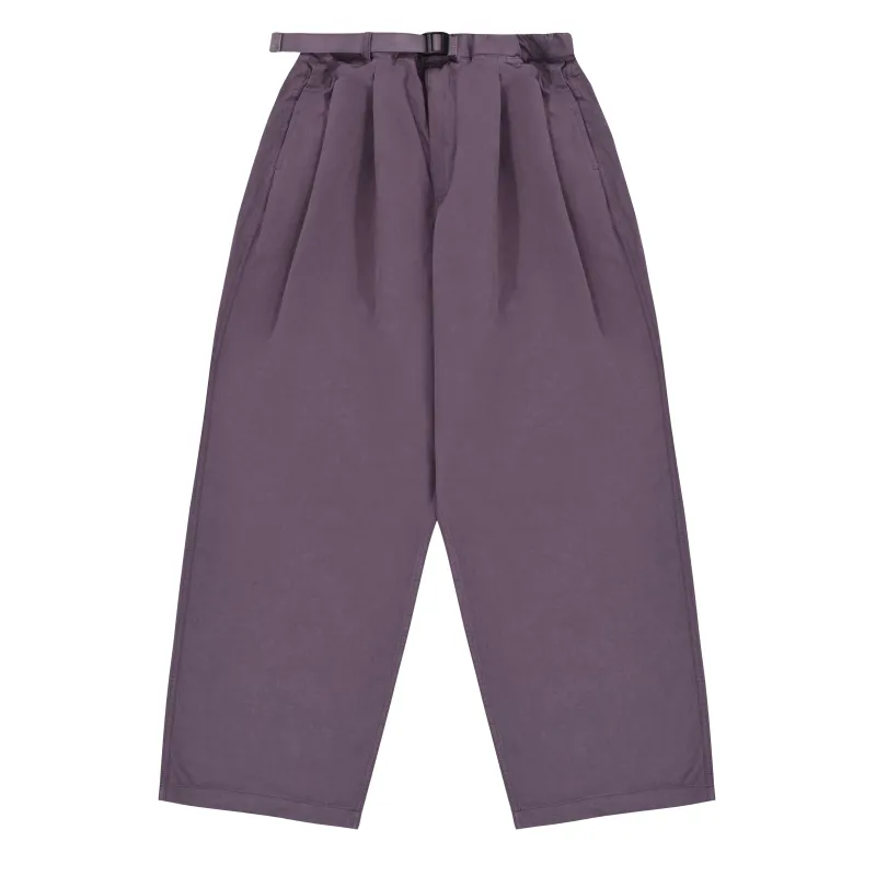 Two Tuck Wide Pants (Purple) made by Kappy