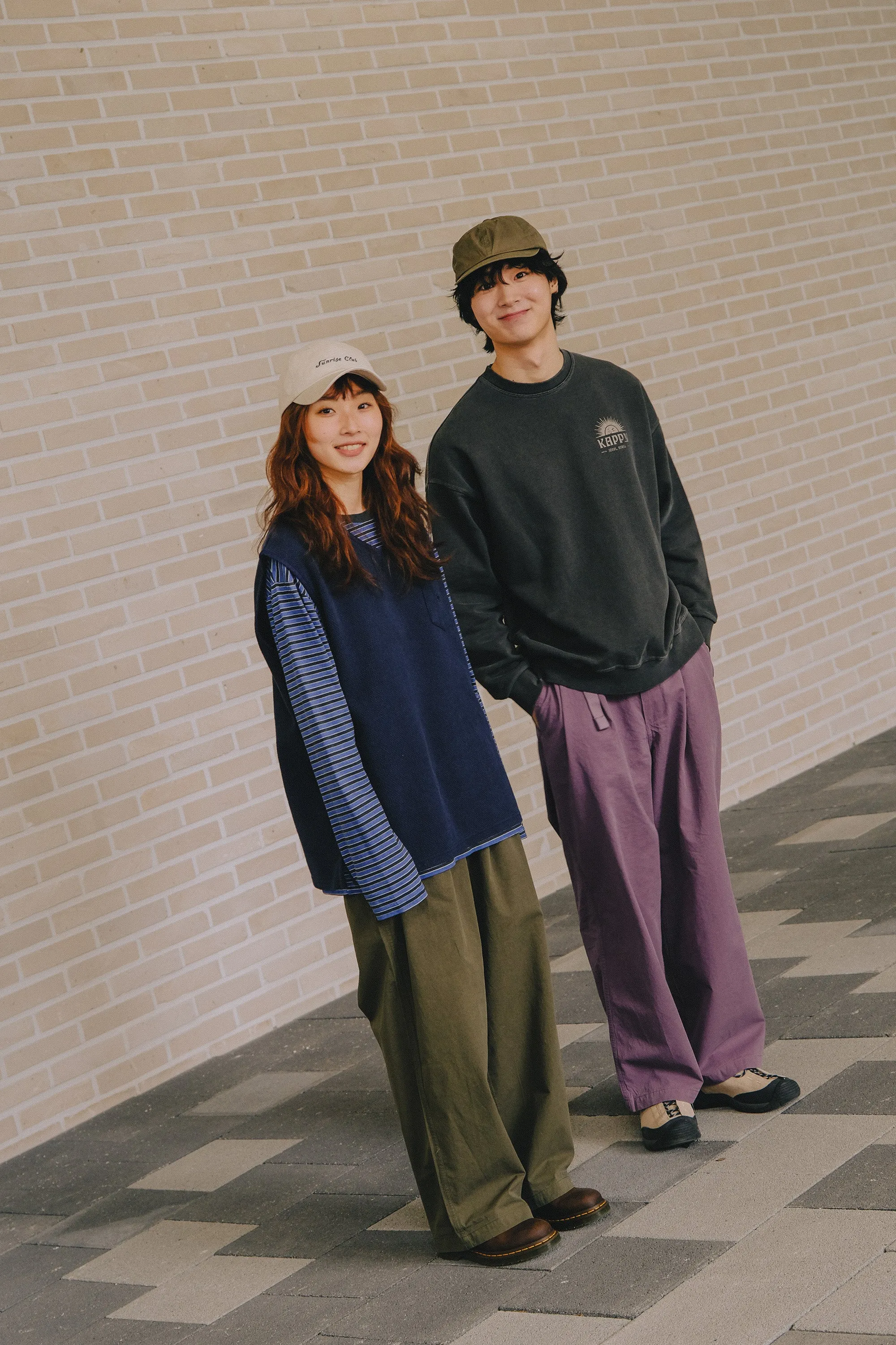 Two Tuck Wide Pants (Purple) sold by Kappy product image thumbnail 4