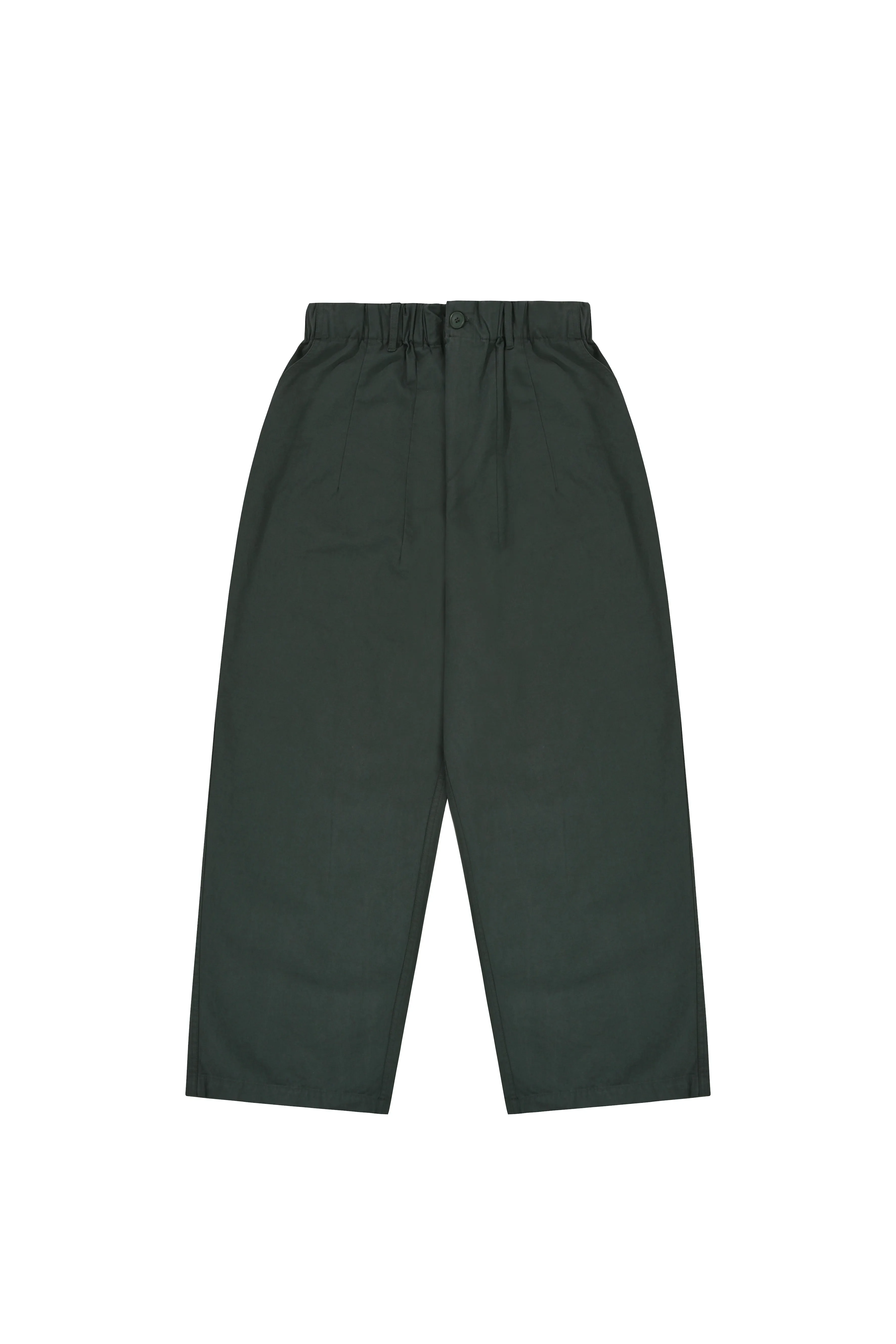 Pintuck Wide Chino Pants (Green) sold by Kappy product image thumbnail 3