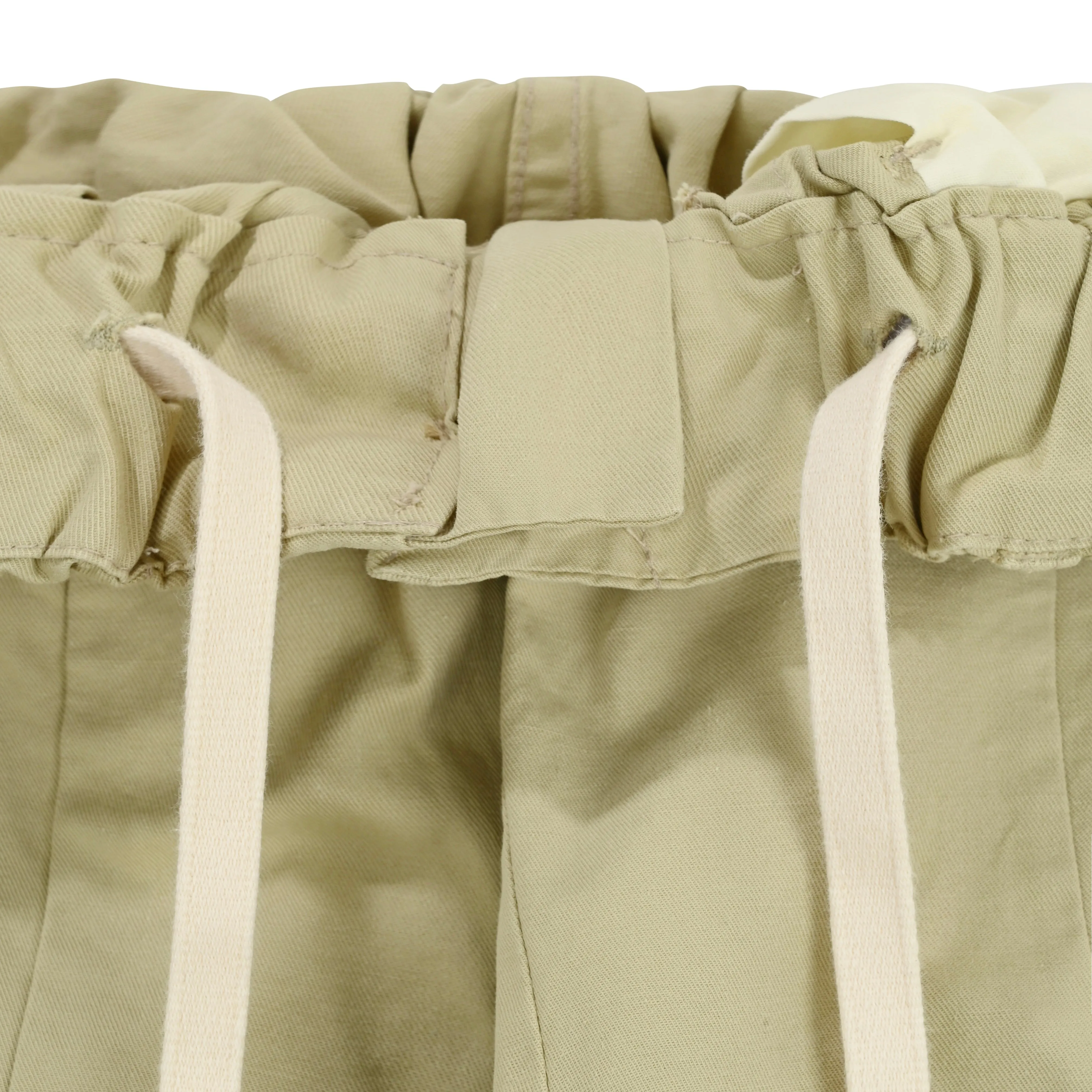 Pintuck Wide Chino Pants (Beige) sold by Kappy product image thumbnail 4