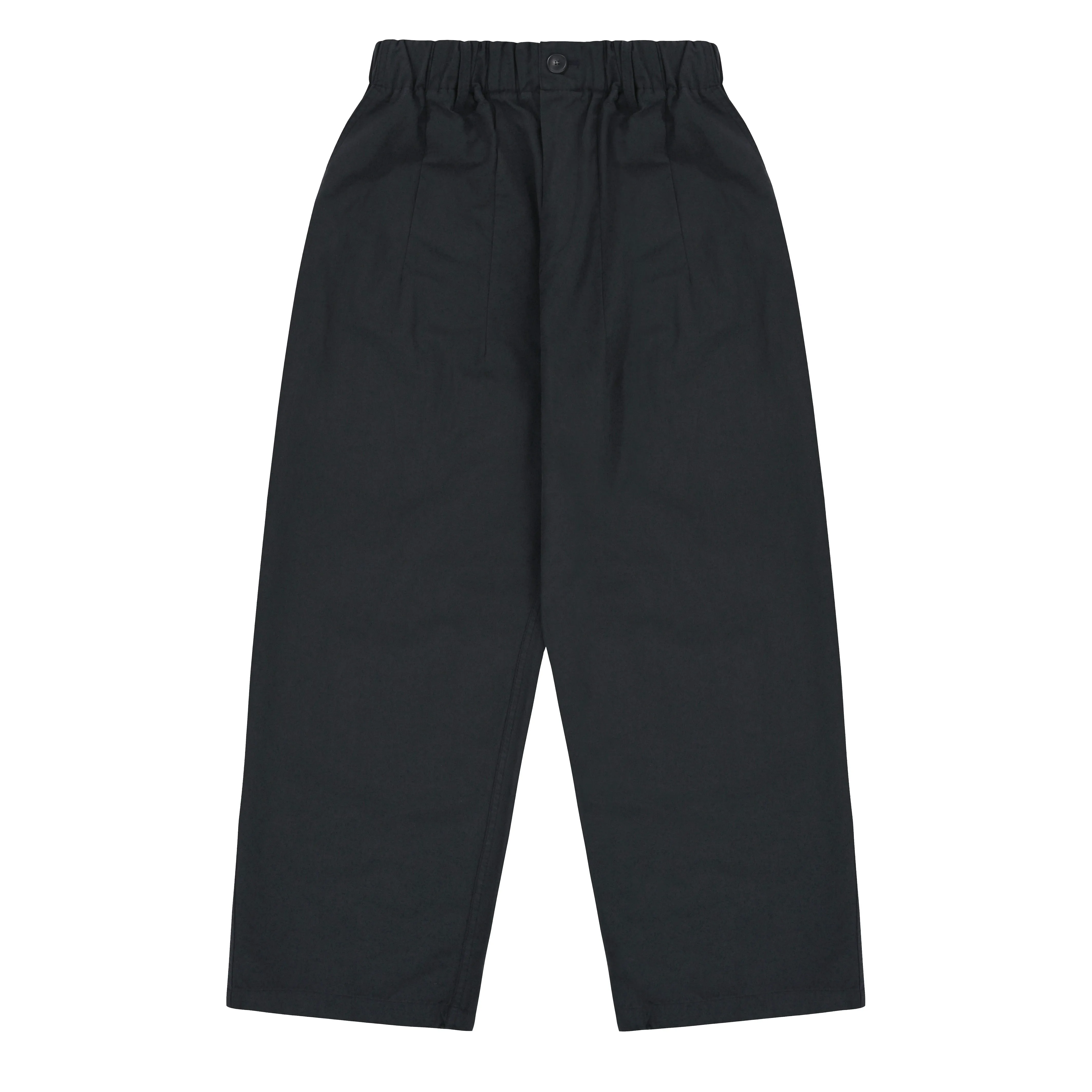 Pintuck Wide Chino Pants (Navy) sold by Kappy