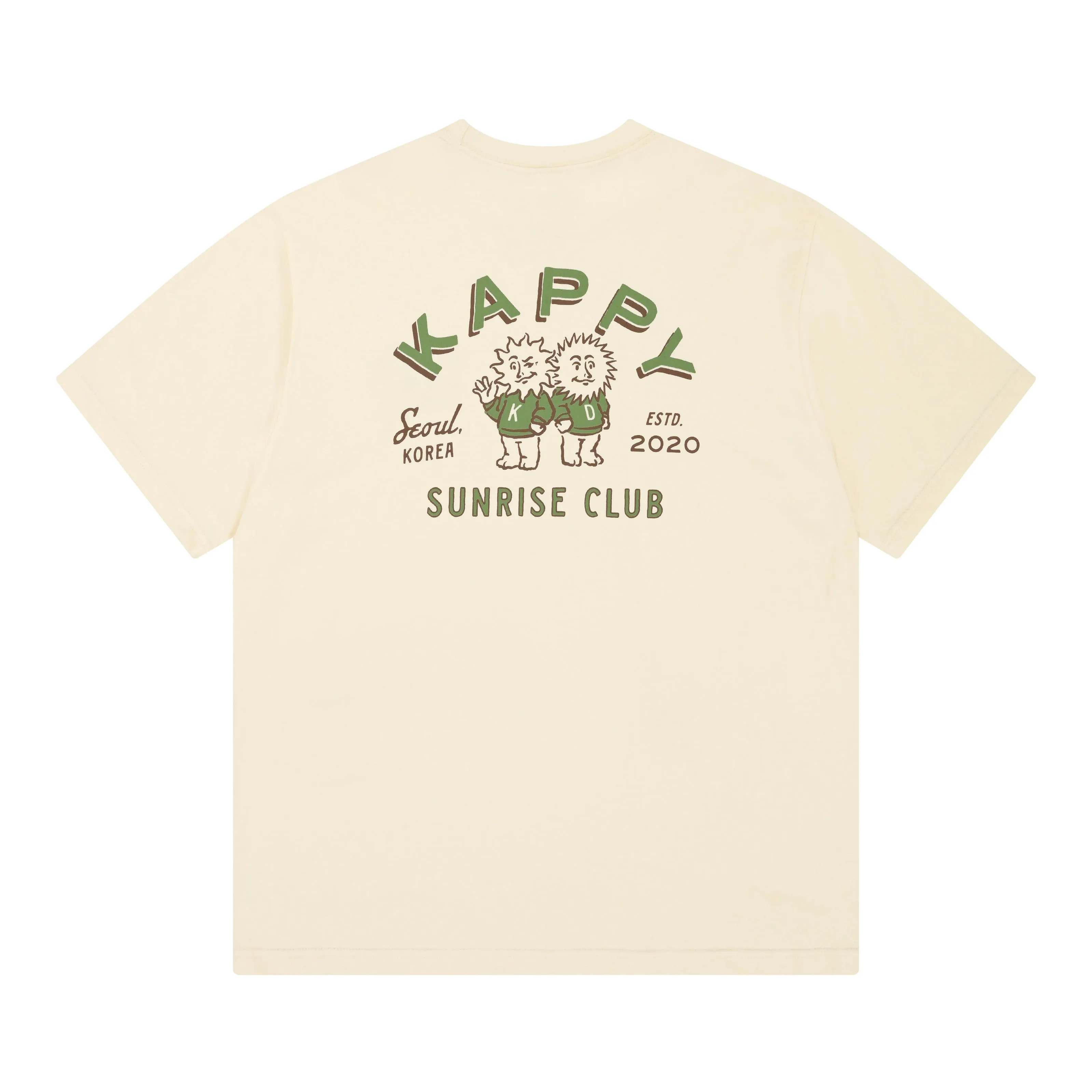 Sunny Mates Half T-shirt (Cream) sold by Kappy product image thumbnail 3