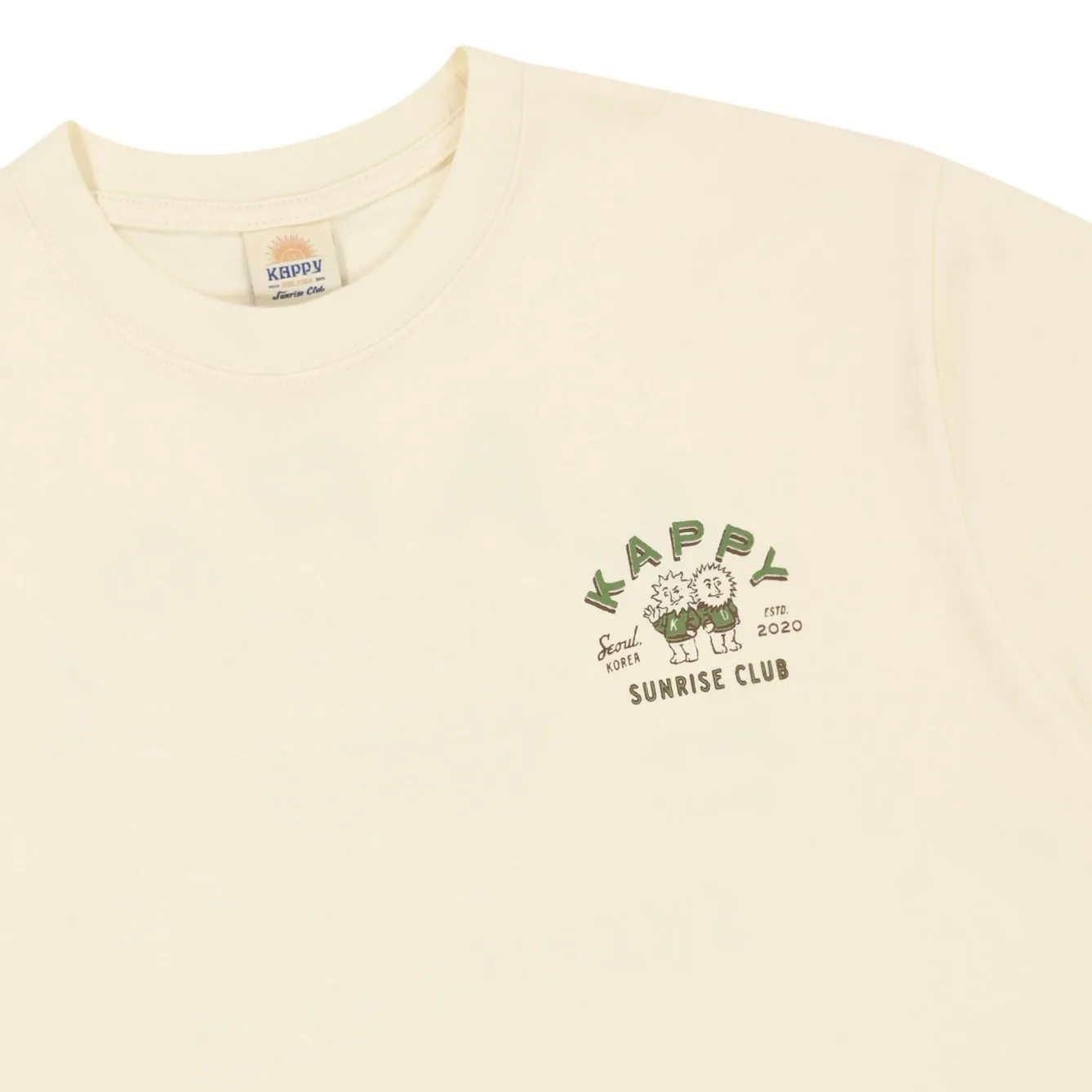 Sunny Mates Half T-shirt (Cream) sold by Kappy product image thumbnail 4