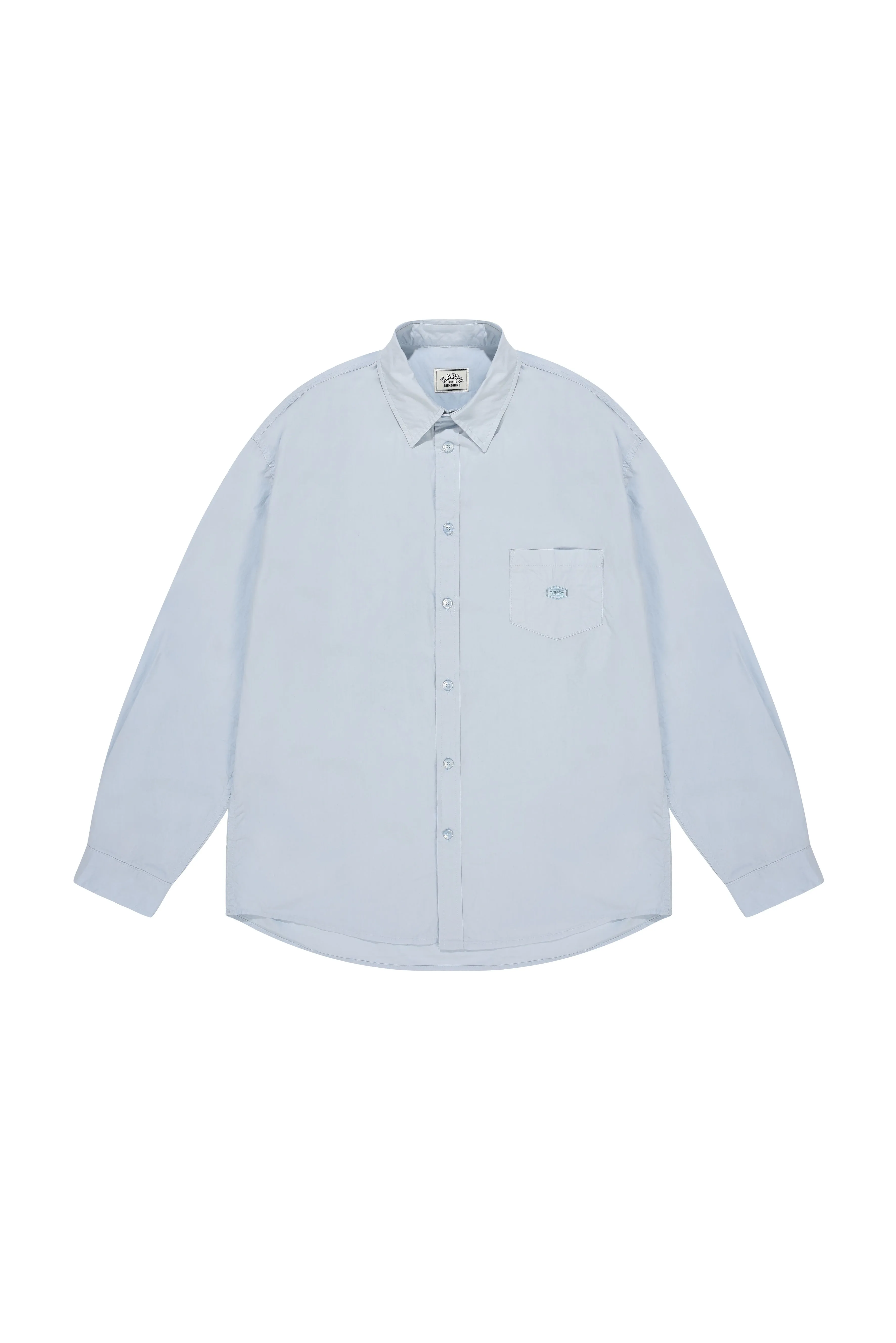 Relaxed Cotton Shirt (Sky Blue) sold by Kappy