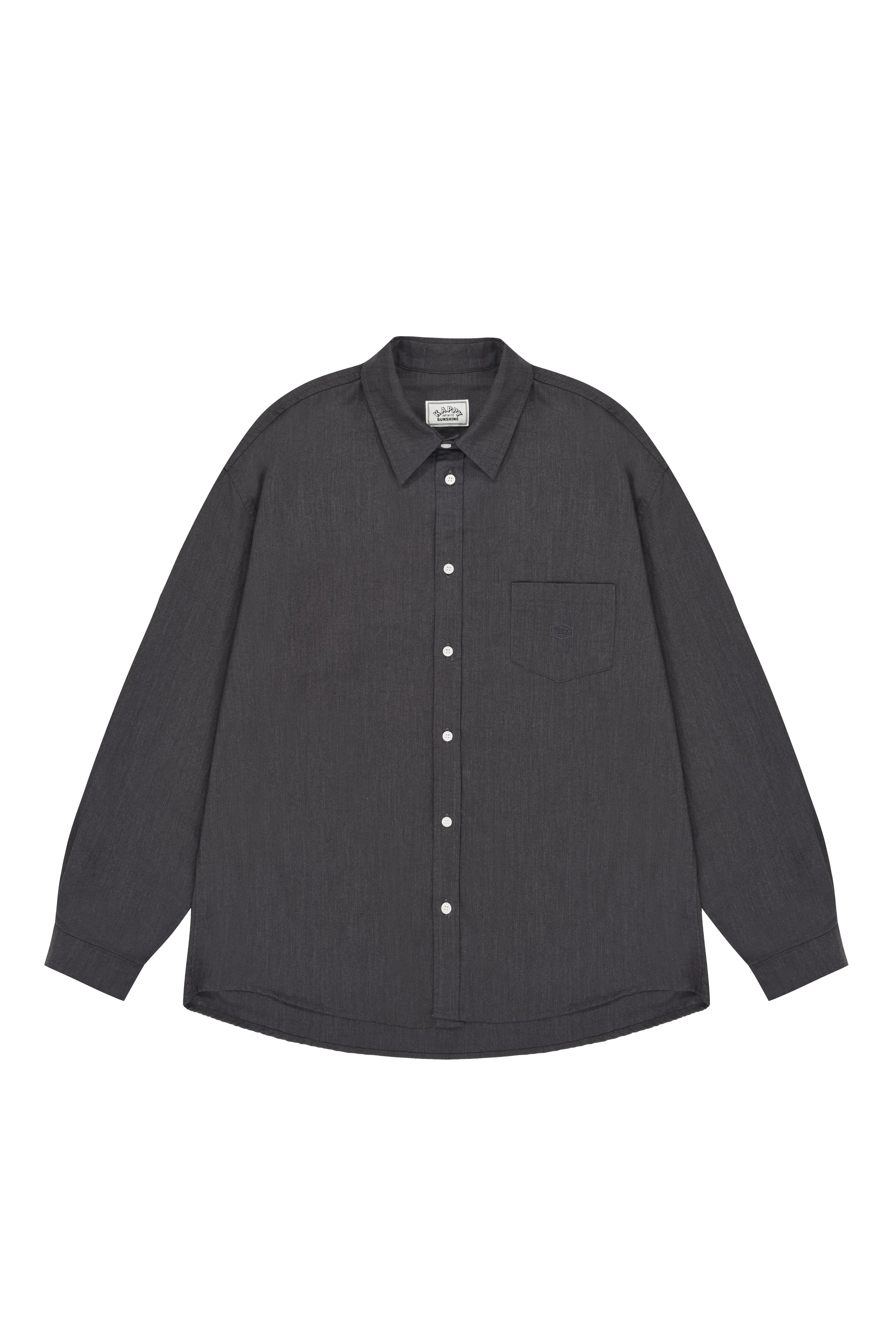 Relaxed Oxford Shirt (Charcoal) sold by Kappy