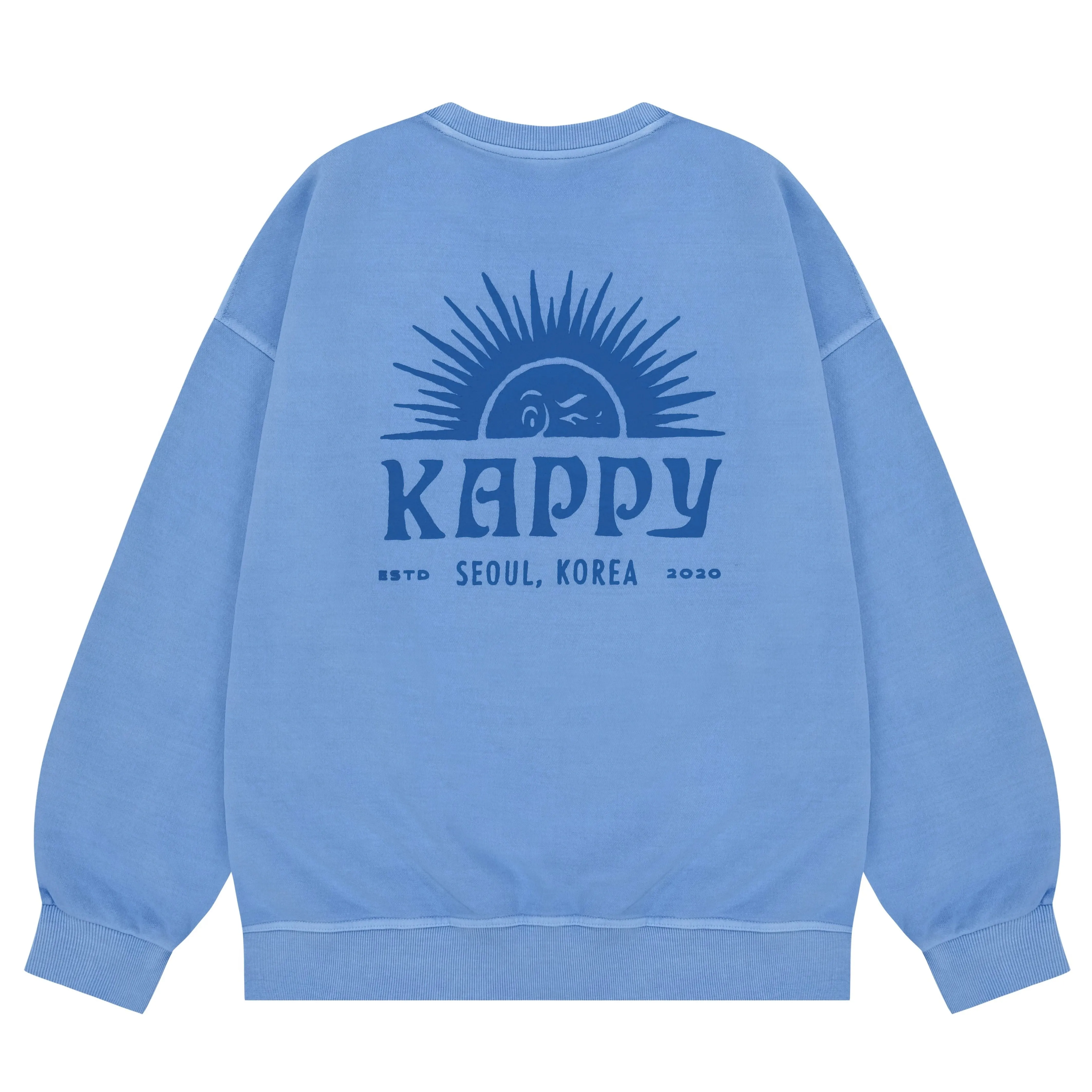 Sunny wink Pigment Sweatshirt (Sky Blue) sold by Kappy product image thumbnail 4