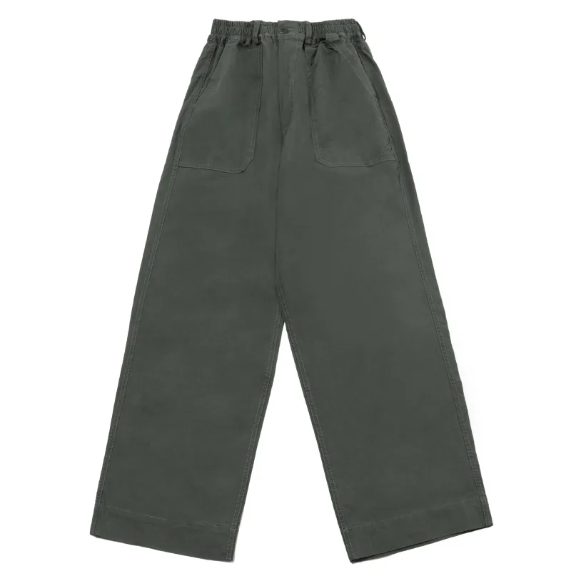 One Tuck Wide Fatigue Pants (Charcoal) made by Kappy