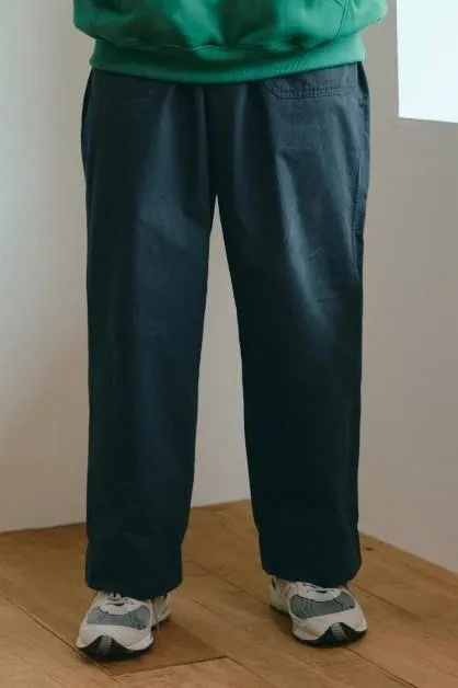 One Tuck Wide Fatigue Pants (Navy) sold by Kappy product image thumbnail 2