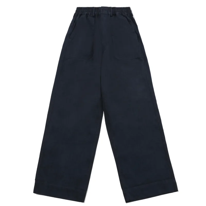 One Tuck Wide Fatigue Pants (Navy) made by Kappy