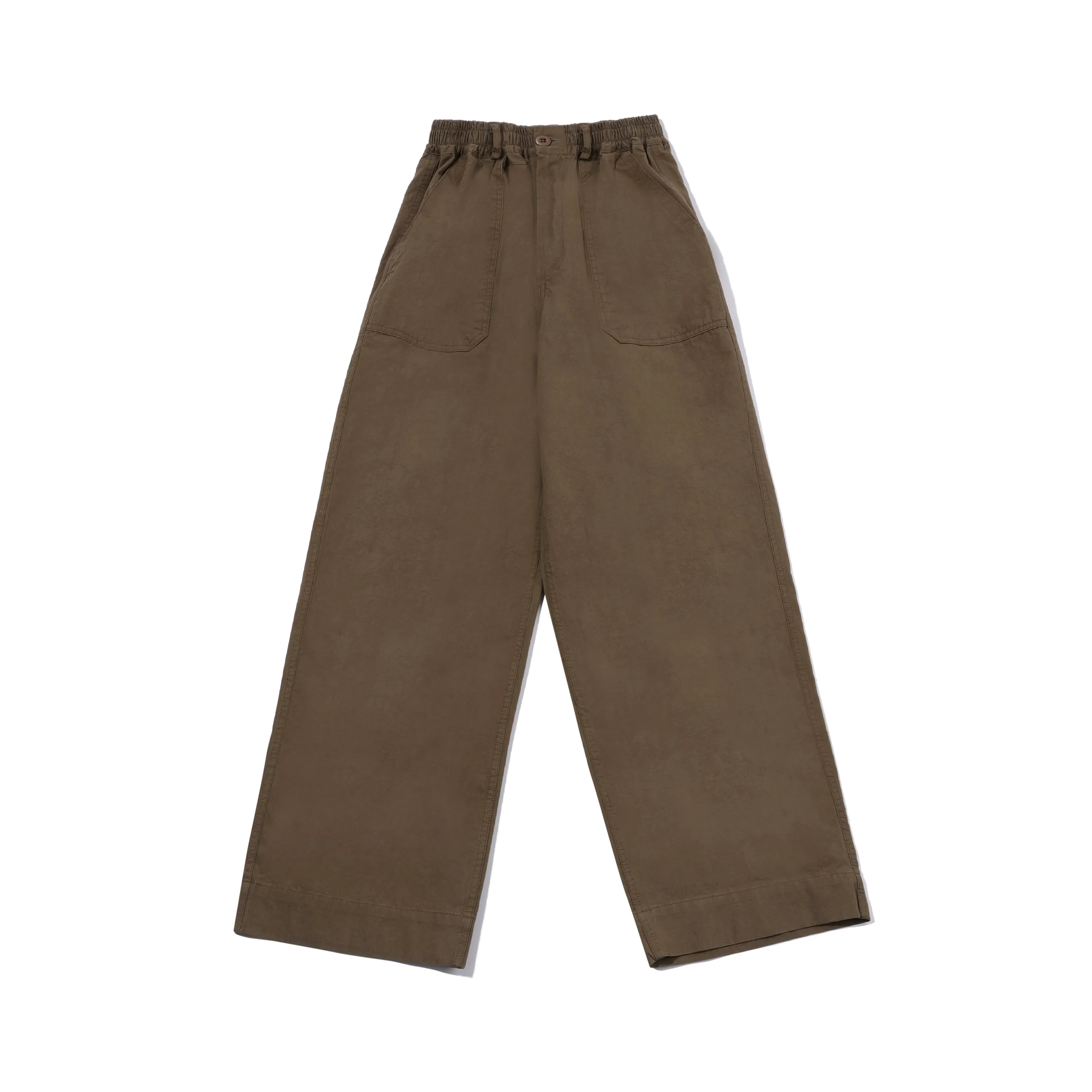One Tuck Wide Fatigue Pants (Brown) sold by Kappy product image thumbnail 3