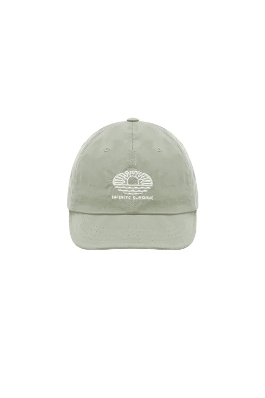 Ripstop Sunshine Cap (Light Grey) made by Kappy