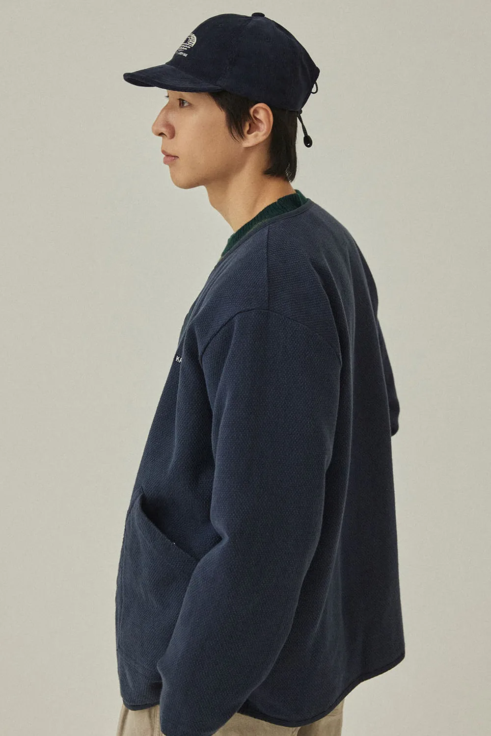 Corduroy Sunshine Cap (Navy) sold by Kappy product image thumbnail 2
