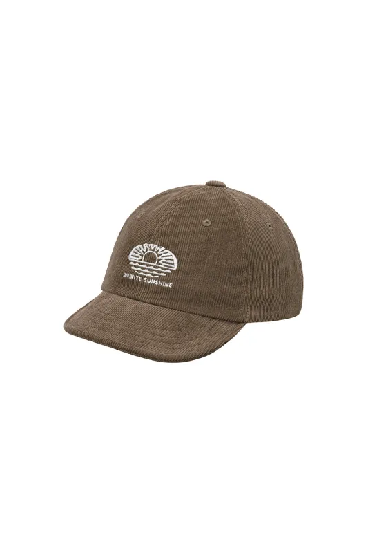 Corduroy Sunshine Cap (Brown) made by Kappy