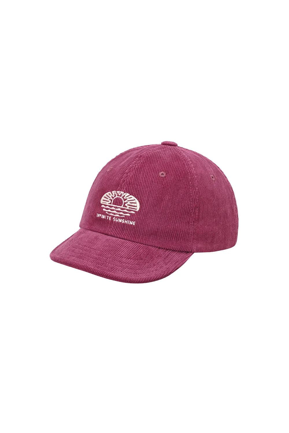Corduroy Sunshine Cap (Purple) sold by Kappy