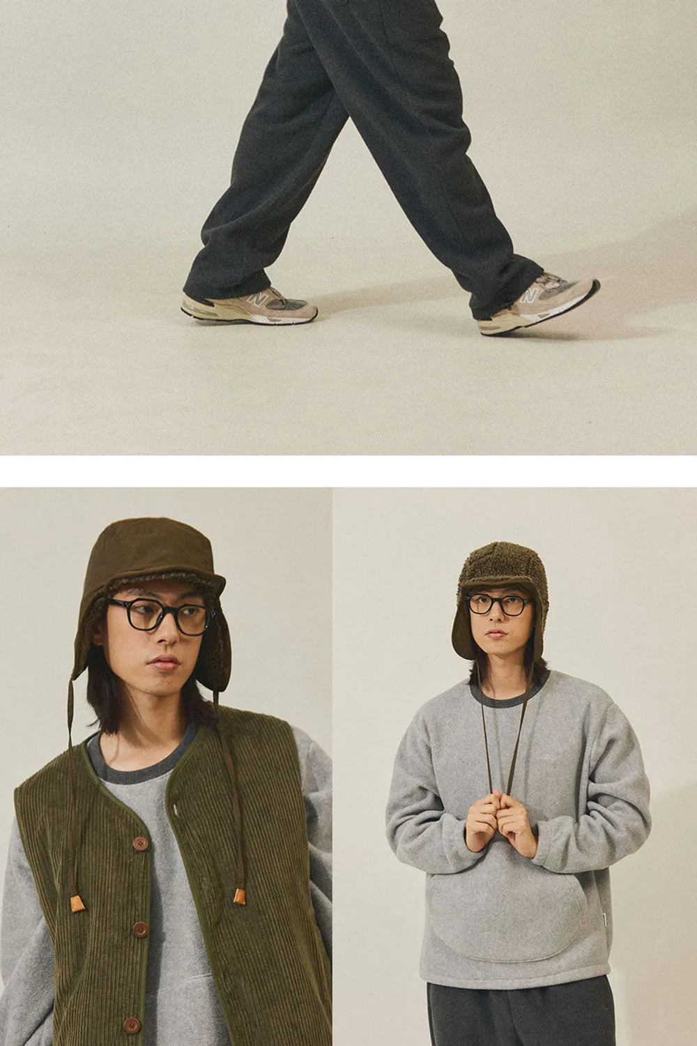 Reversible Trooper Hat (Khaki) sold by Kappy product image thumbnail 4