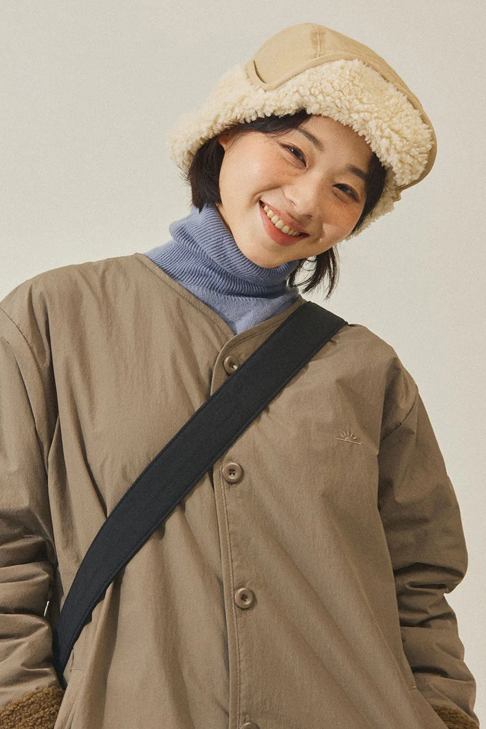 Reversible Trooper Hat (Beige) sold by Kappy product image thumbnail 2