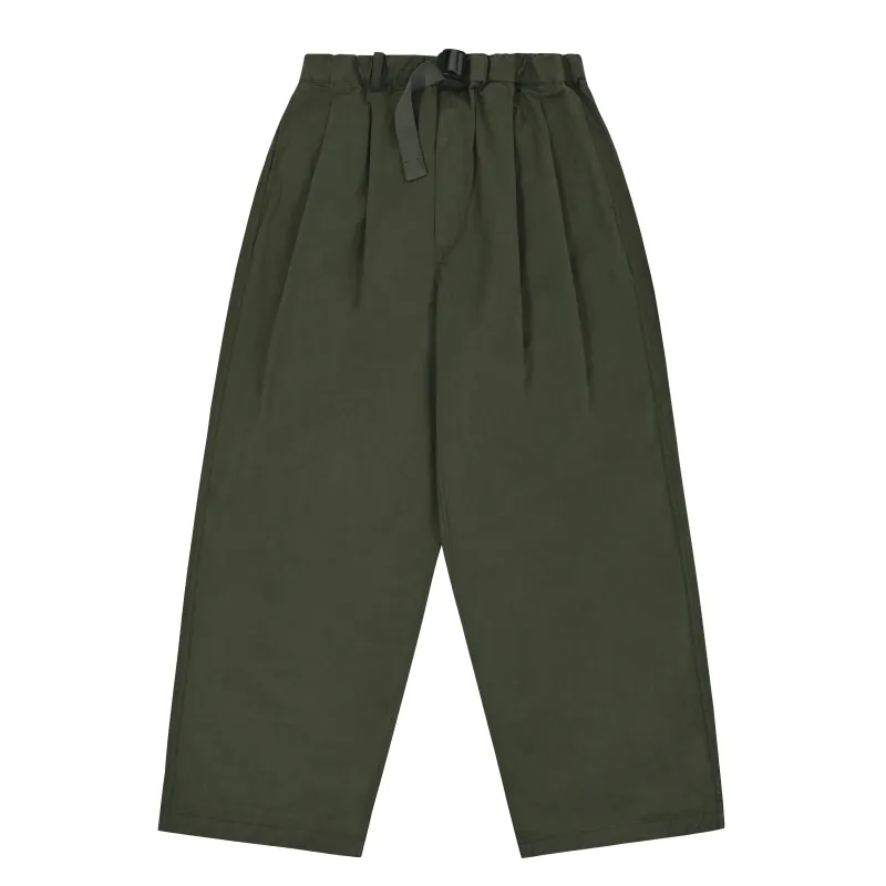 Two Tuck Wide Pants (Khaki) made by Kappy