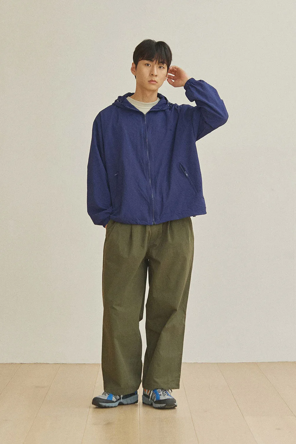 Two Tuck Wide Pants (Khaki) sold by Kappy product image thumbnail 2