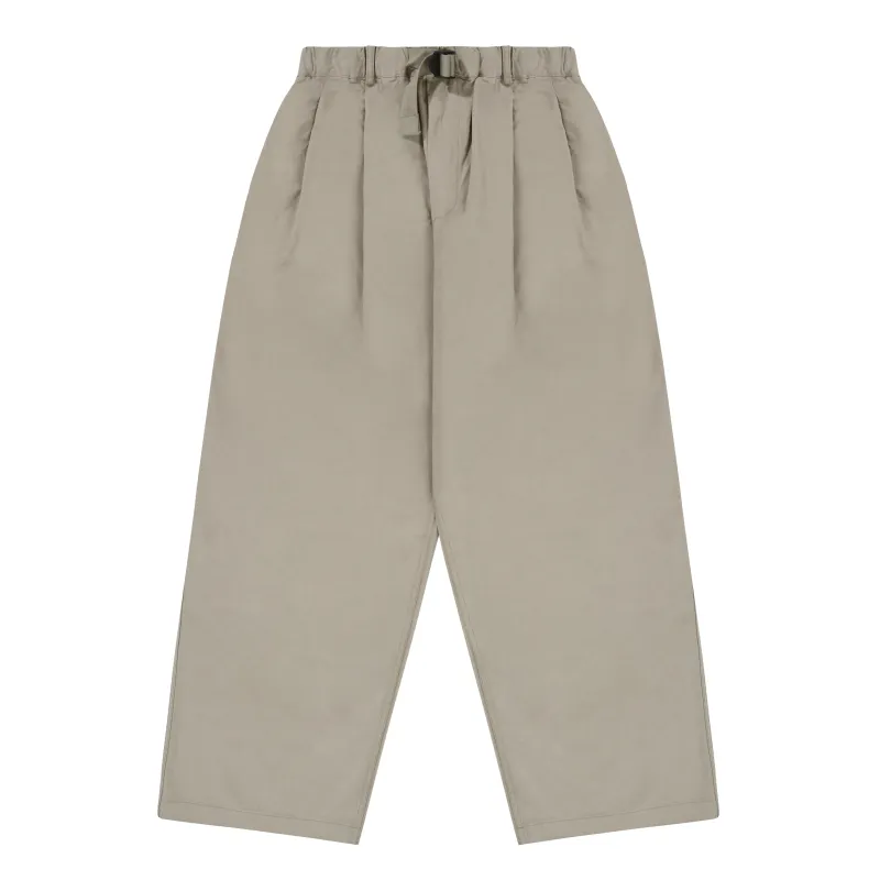 Two Tuck Wide Pants (Beige) made by Kappy