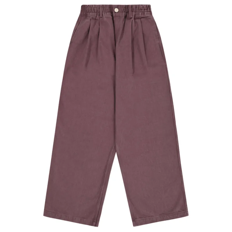 Two Tuck Wide Kation Pants (Purple) made by Kappy