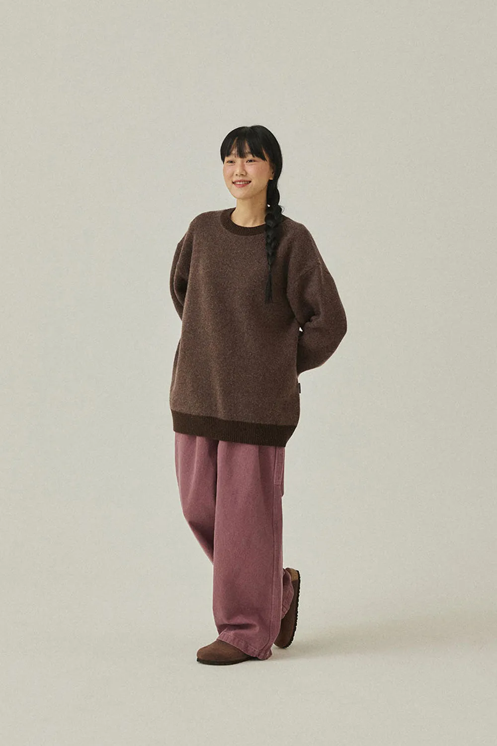 Two Tuck Wide Kation Pants (Purple) sold by Kappy product image thumbnail 5