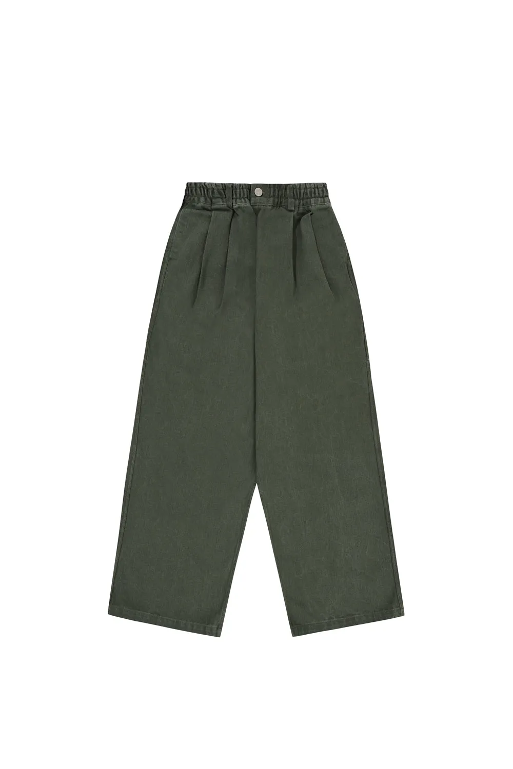 Two Tuck Wide Kation Pants (Khaki) sold by Kappy product image thumbnail 3