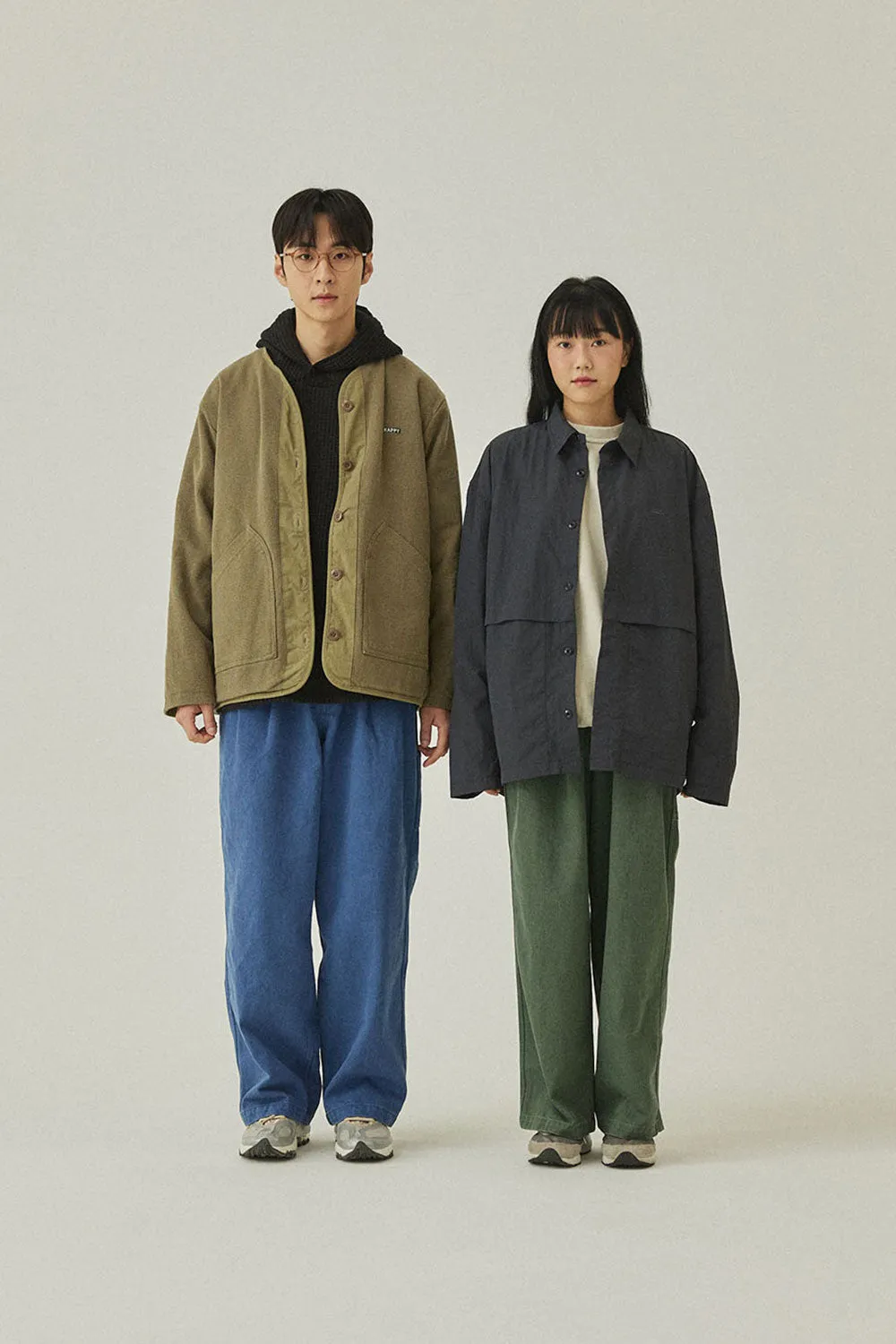 Two Tuck Wide Kation Pants (Khaki) sold by Kappy product image thumbnail 5